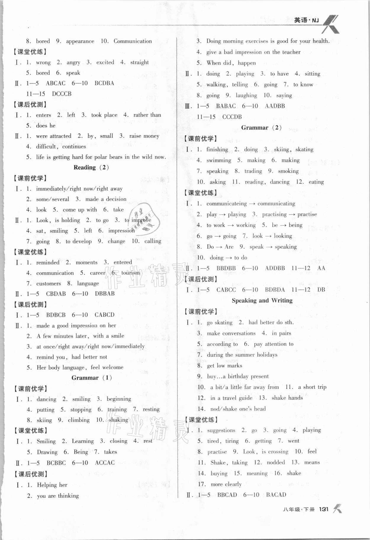 2021年全優(yōu)點(diǎn)練課計(jì)劃八年級(jí)英語(yǔ)下冊(cè)滬教牛津版 第3頁(yè)