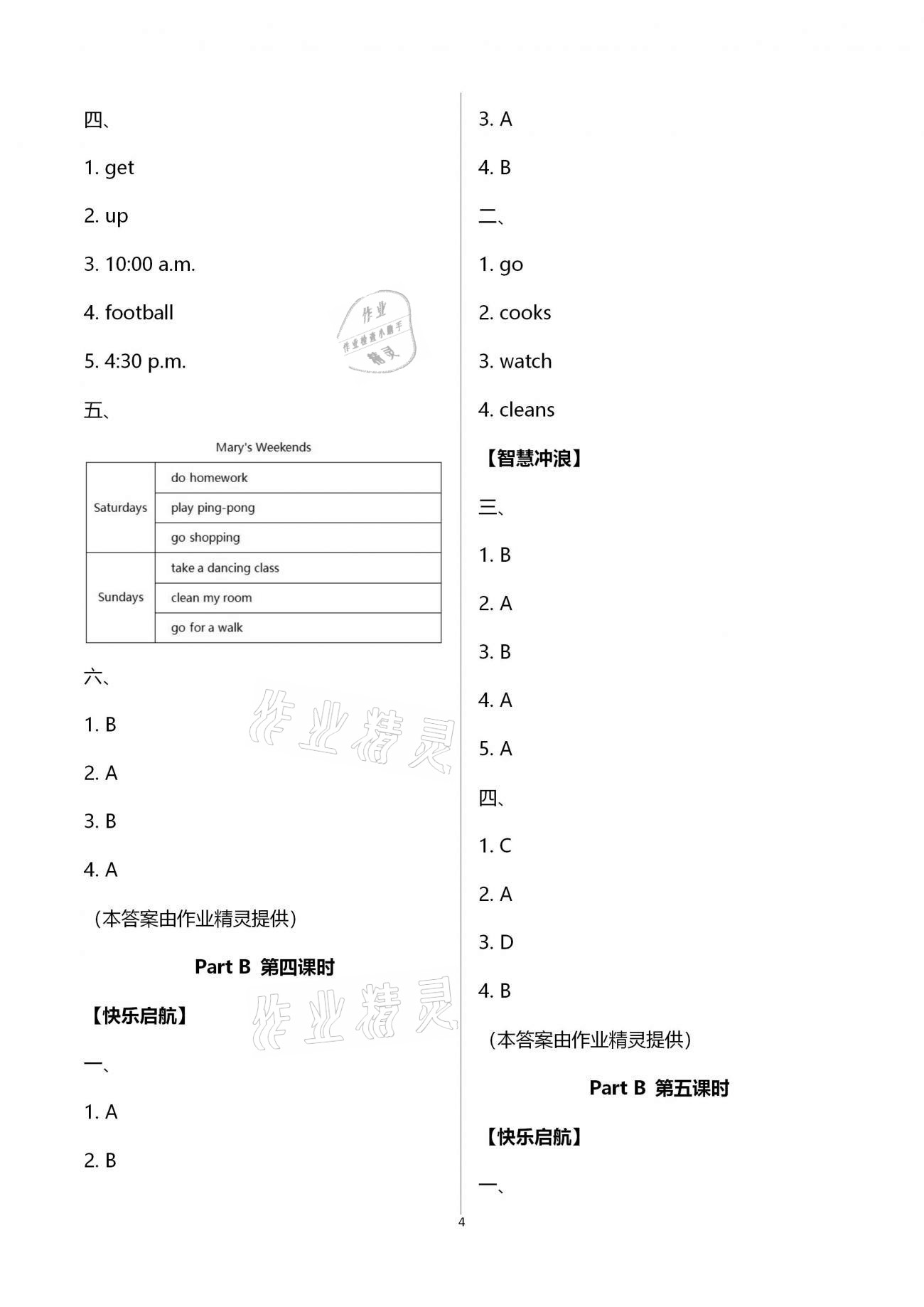 2021年新思維伴你學(xué)單元達(dá)標(biāo)測(cè)試卷五年級(jí)英語(yǔ)下冊(cè)人教版 第4頁(yè)