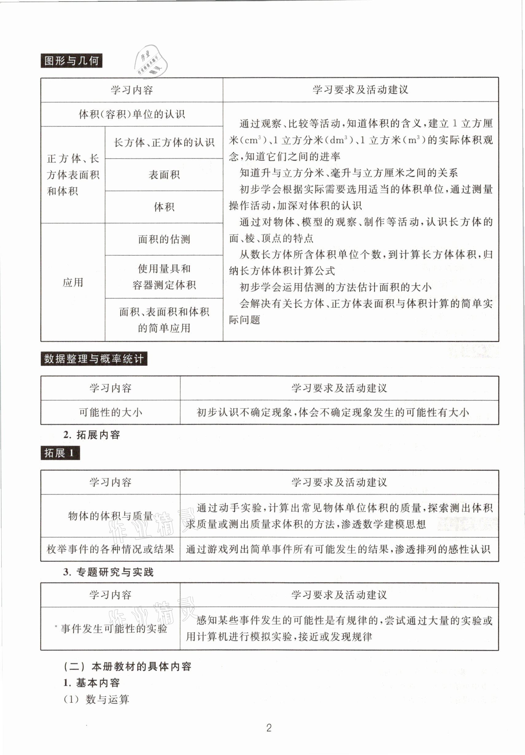 2021年教材課本五年級數(shù)學第二學期滬教版54制 參考答案第2頁