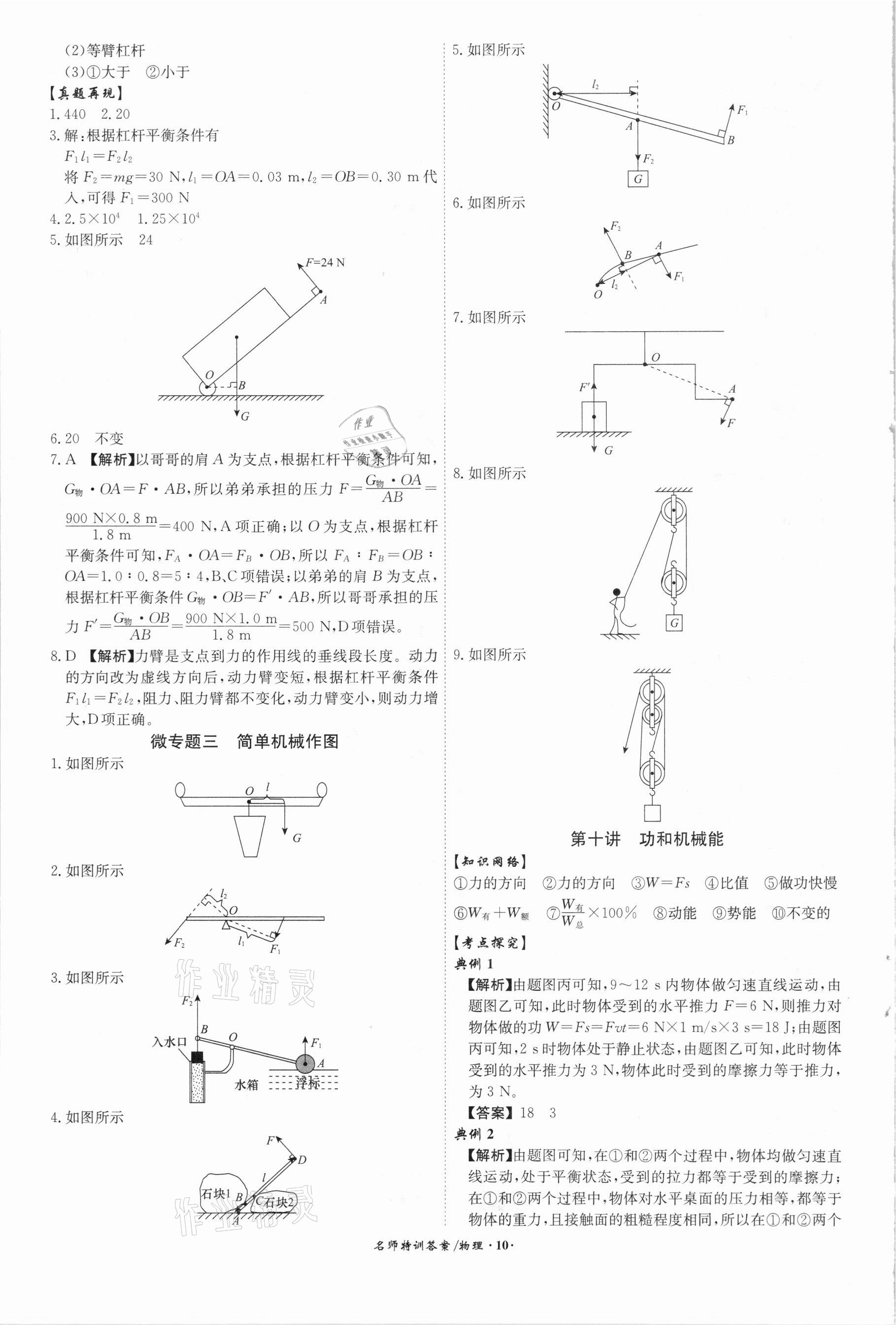 2021年名師特訓(xùn)初中畢業(yè)班總復(fù)習(xí)物理安徽專(zhuān)版 第10頁(yè)