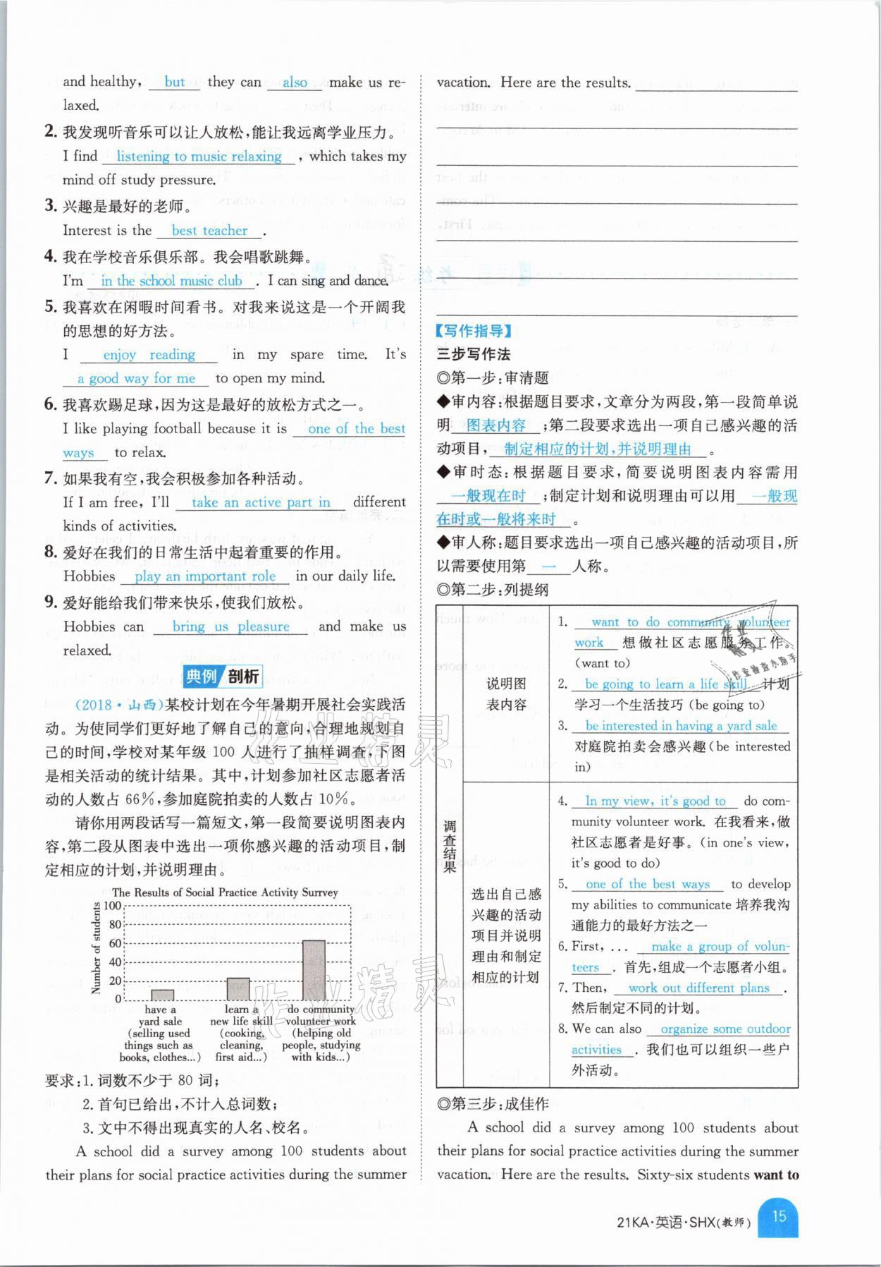 2021年金太陽教育金太陽考案英語山西專版 參考答案第13頁