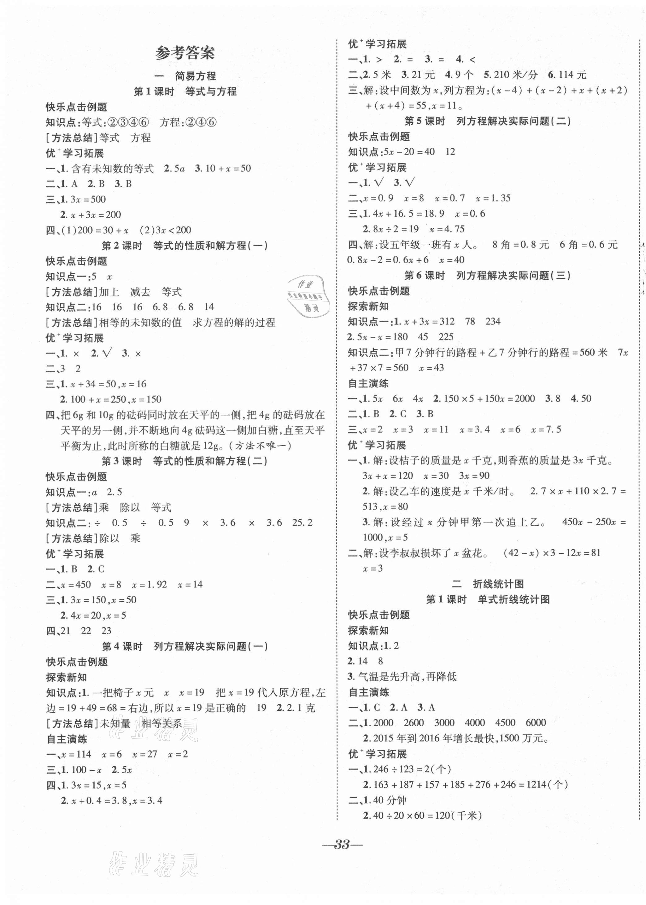 2021年快乐学习随堂练五年级数学下册苏教版 第1页