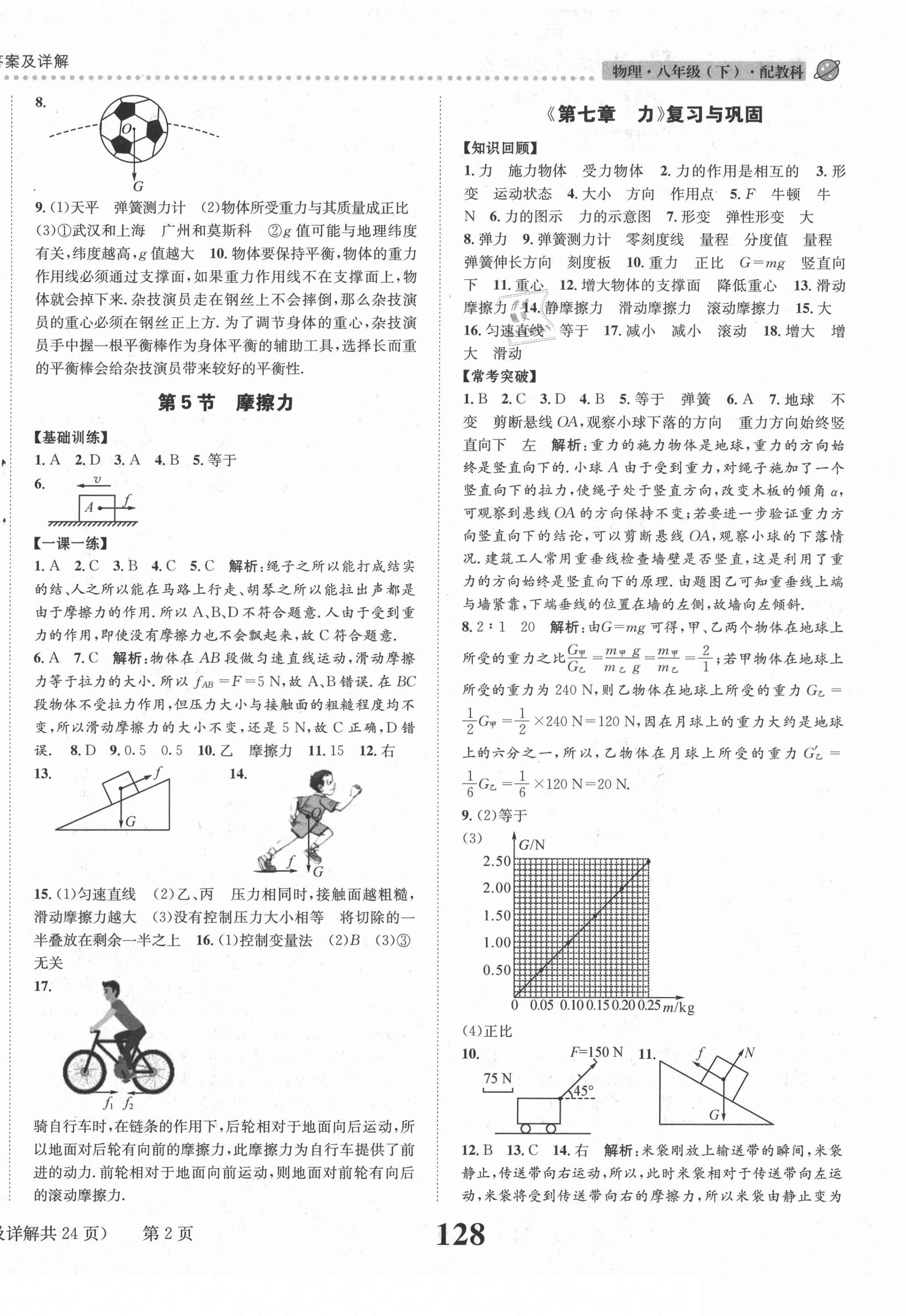 2021年課時達標(biāo)練與測八年級物理下冊教科版 第2頁