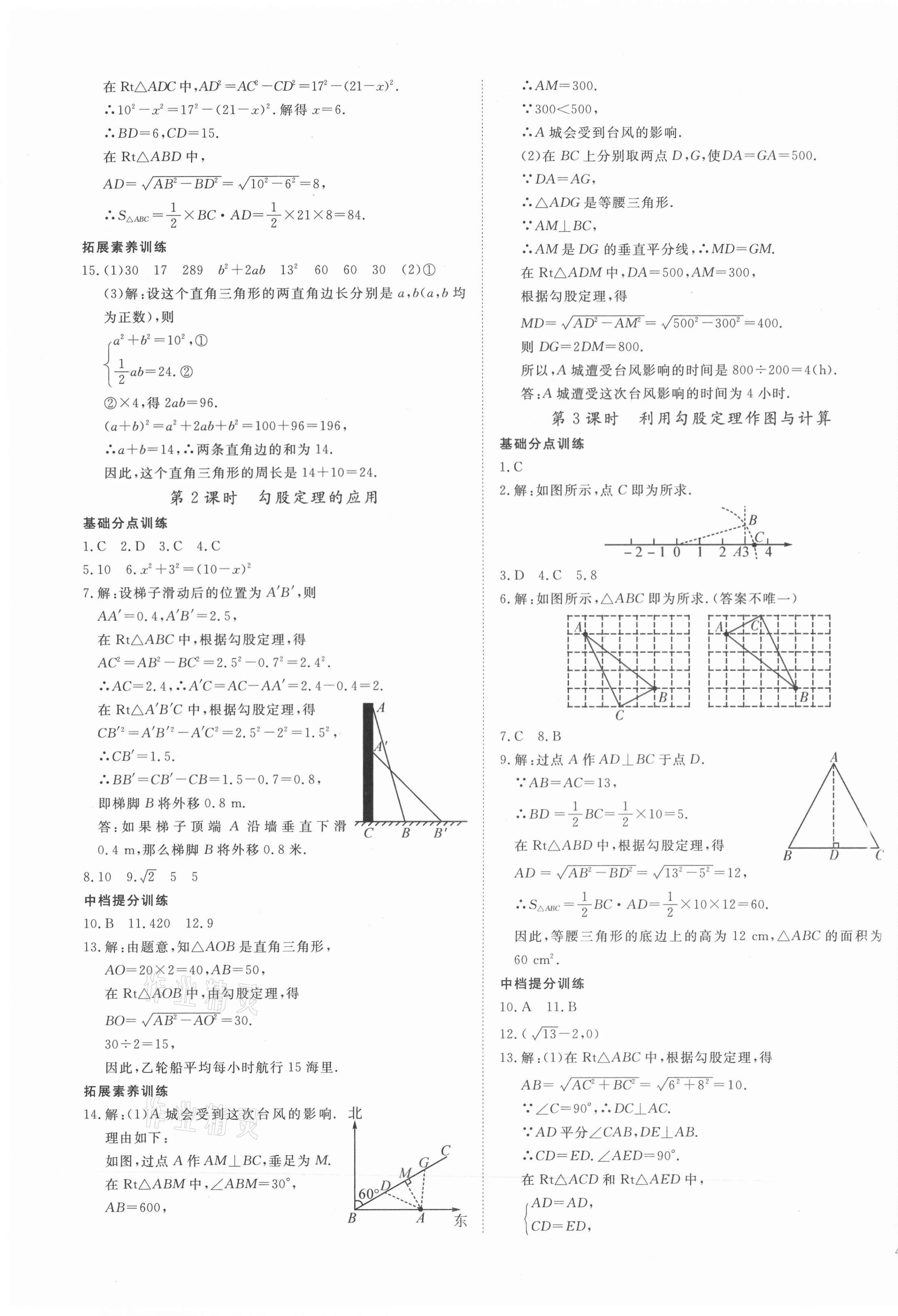 2021年我的作業(yè)八年級(jí)數(shù)學(xué)下冊(cè)人教版 第7頁(yè)