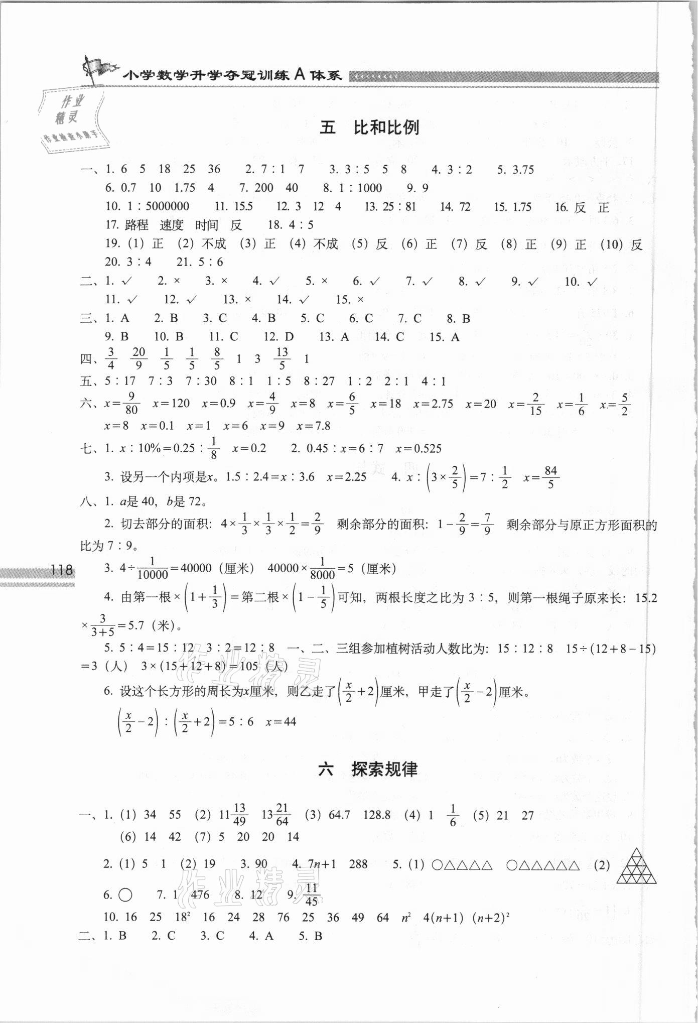 2021年小学数学升学夺冠训练A体系人教版 第4页