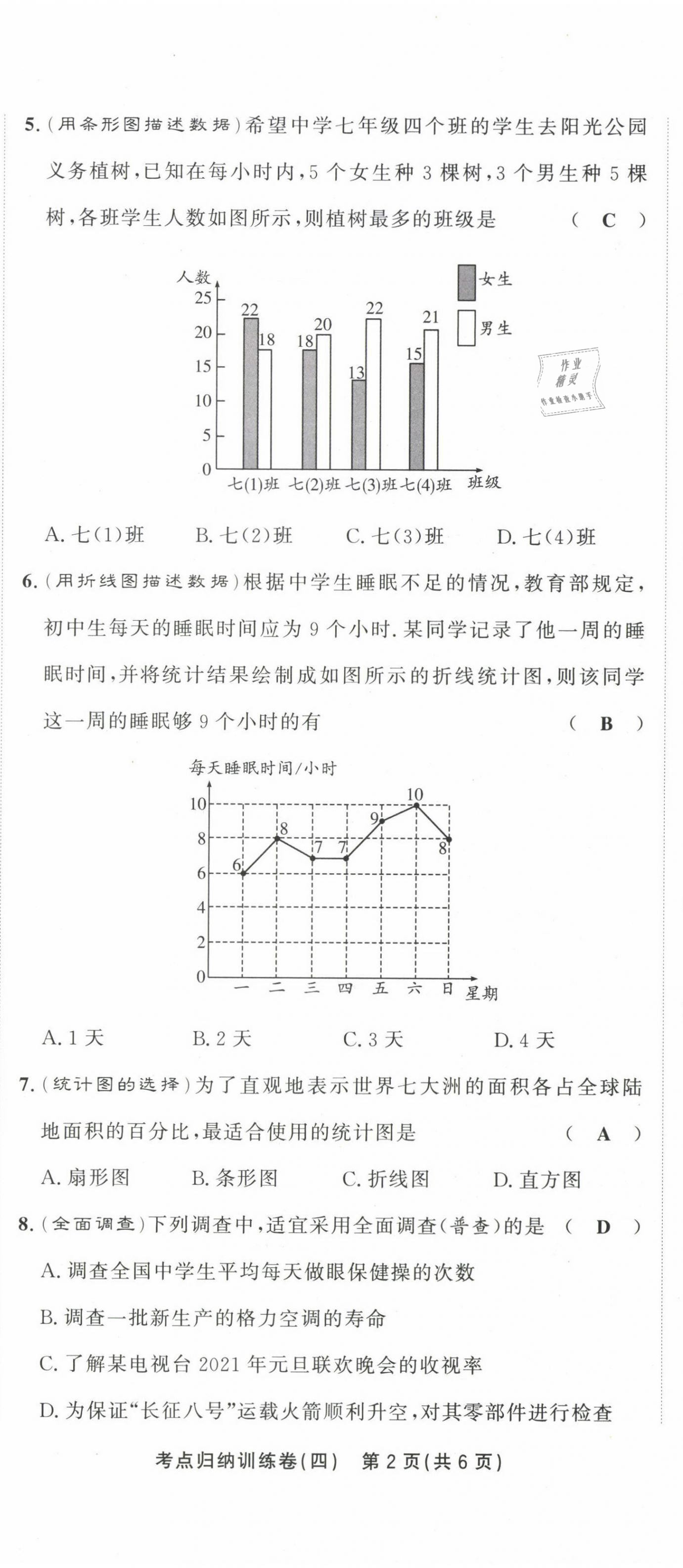 2021年金狀元直擊期末七年級數(shù)學(xué)下冊人教版 第22頁