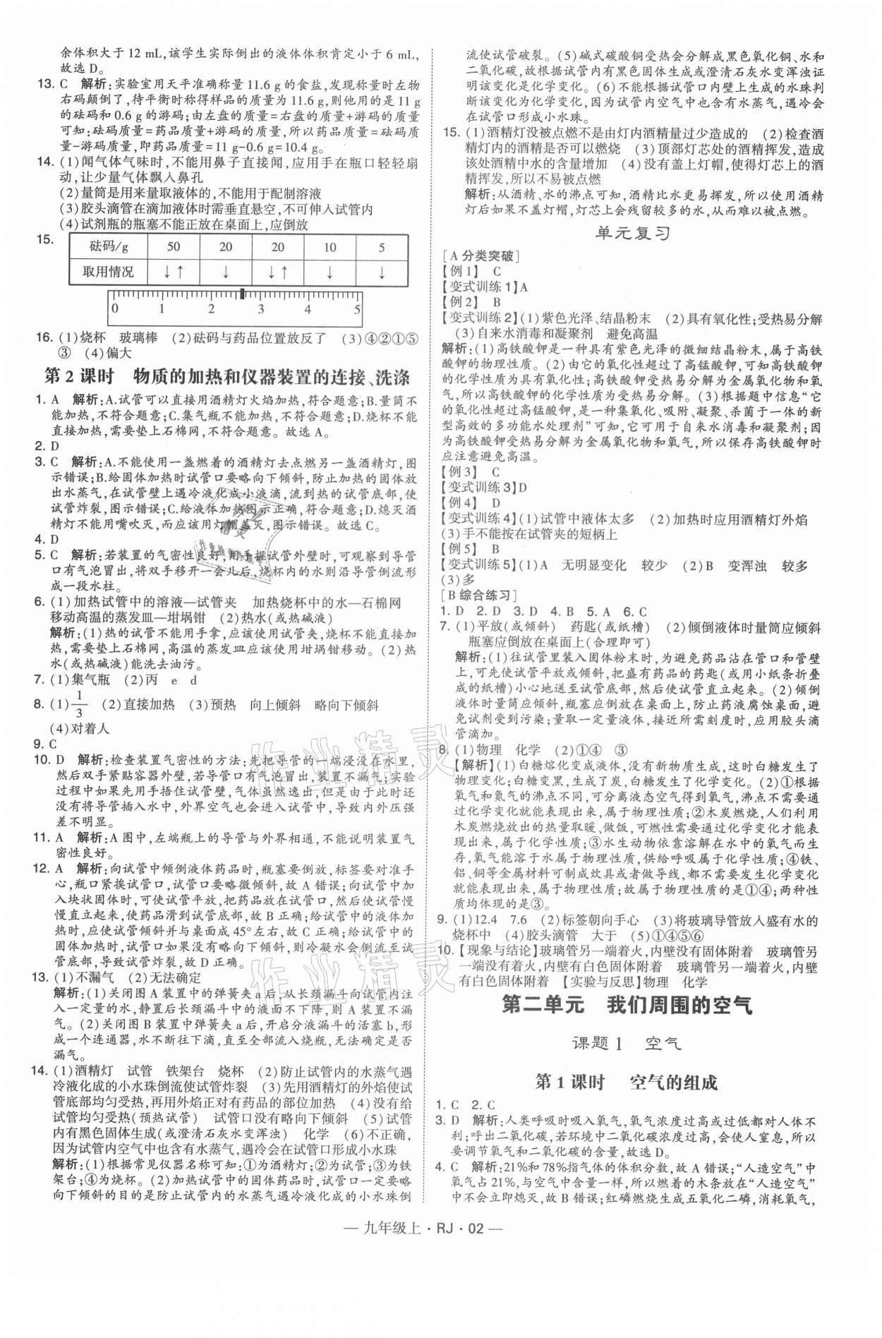 2021年經(jīng)綸學(xué)典學(xué)霸九年級化學(xué)上冊人教版 第2頁