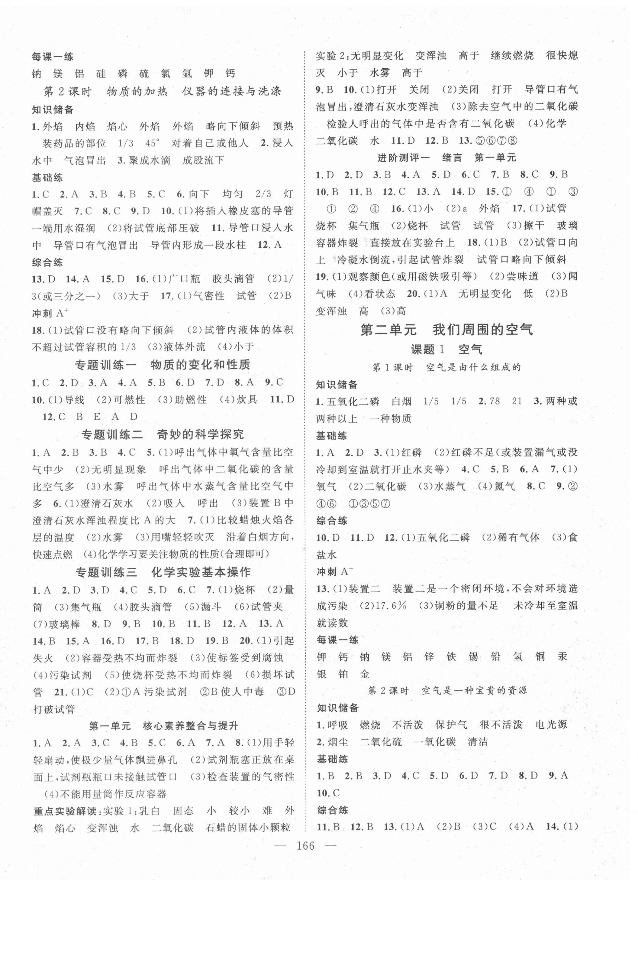 2021年名師學(xué)案九年級化學(xué)上冊人教版 第2頁