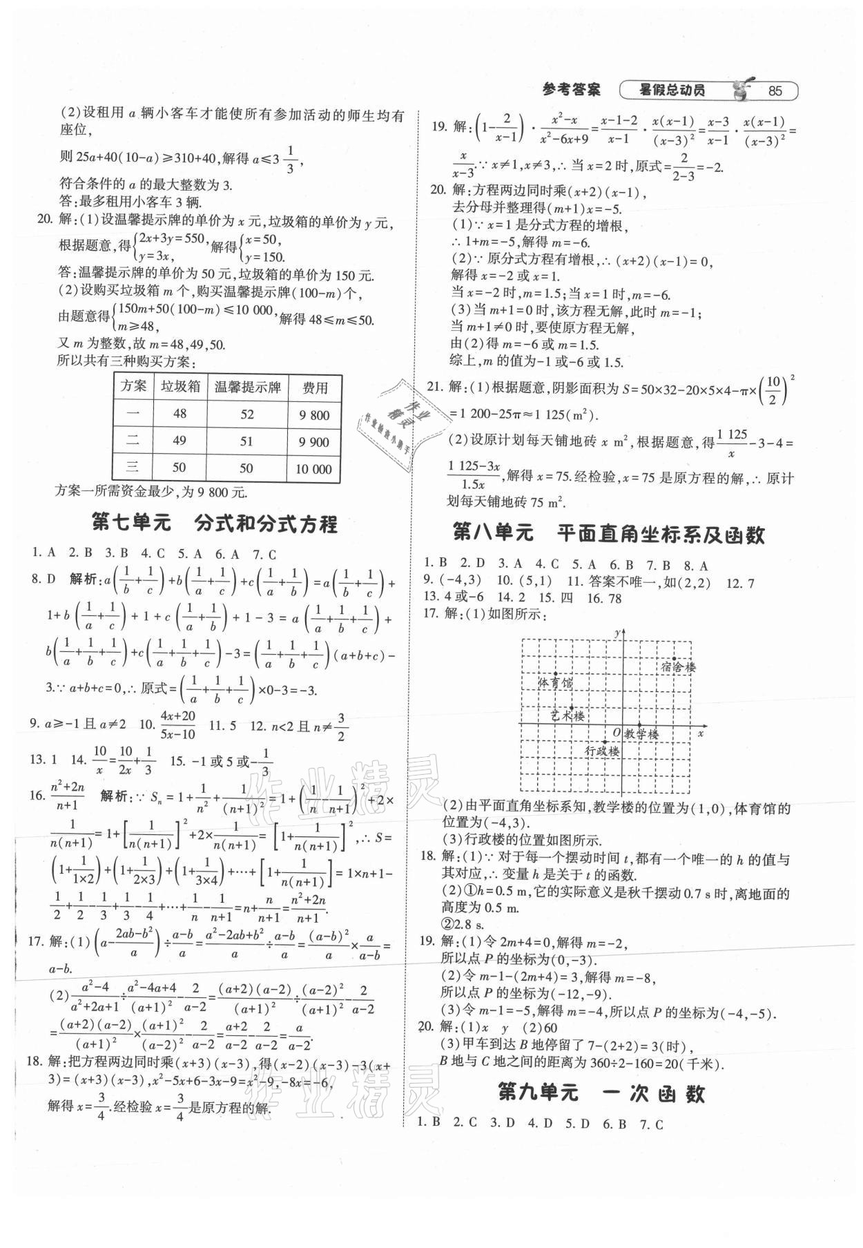 2021年暑假總動(dòng)員八年級(jí)數(shù)學(xué)人教版寧夏人民教育出版社 第3頁