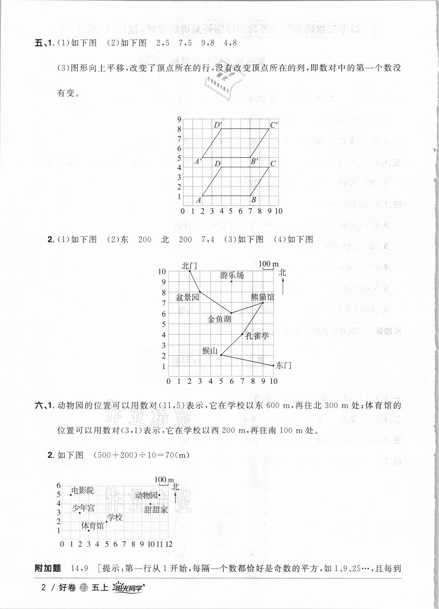 2021年阳光同学全优达标好卷五年级数学上册人教版浙江专版 第2页