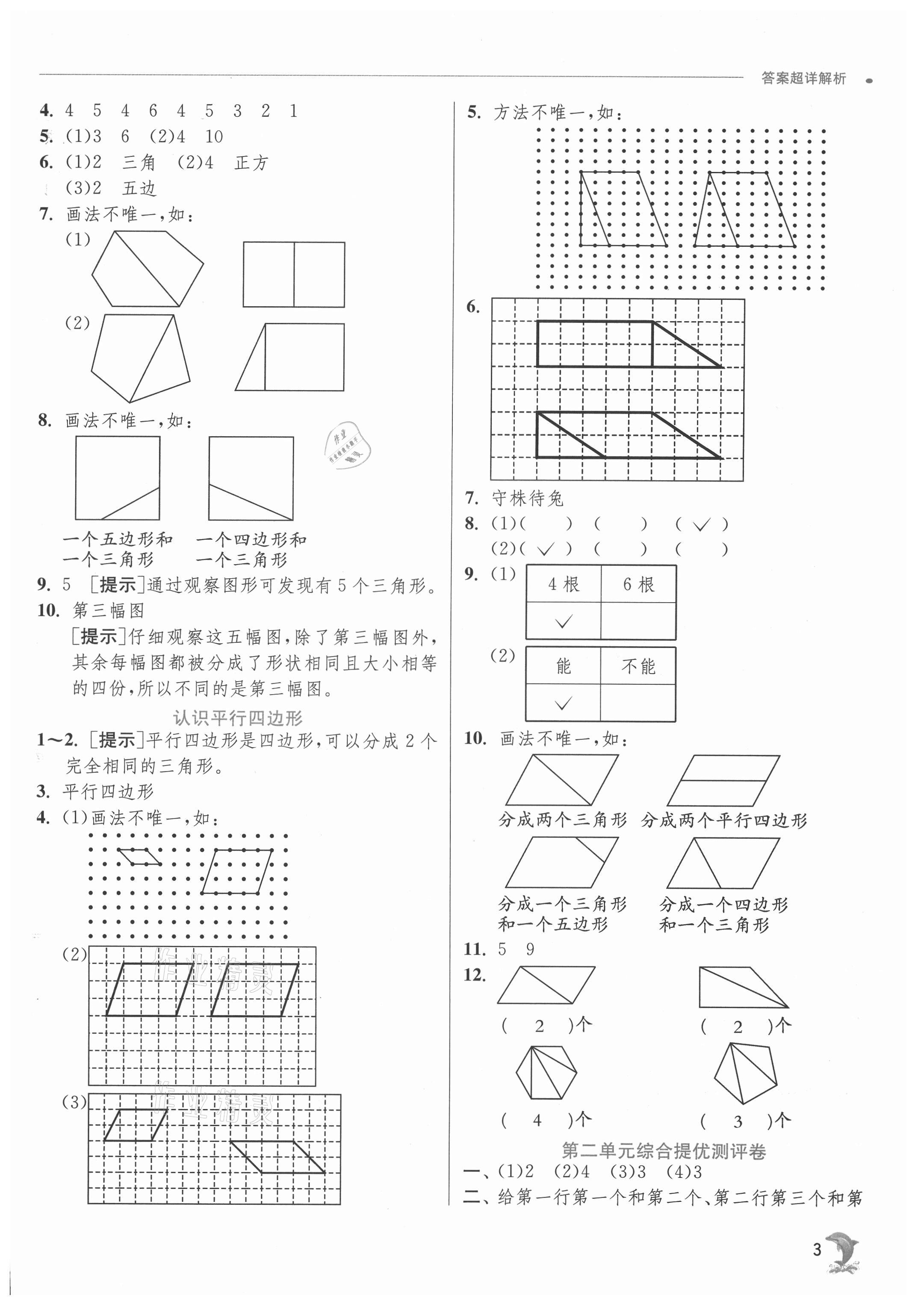 2021年實(shí)驗(yàn)班提優(yōu)訓(xùn)練二年級數(shù)學(xué)上冊蘇教版江蘇專用 第3頁