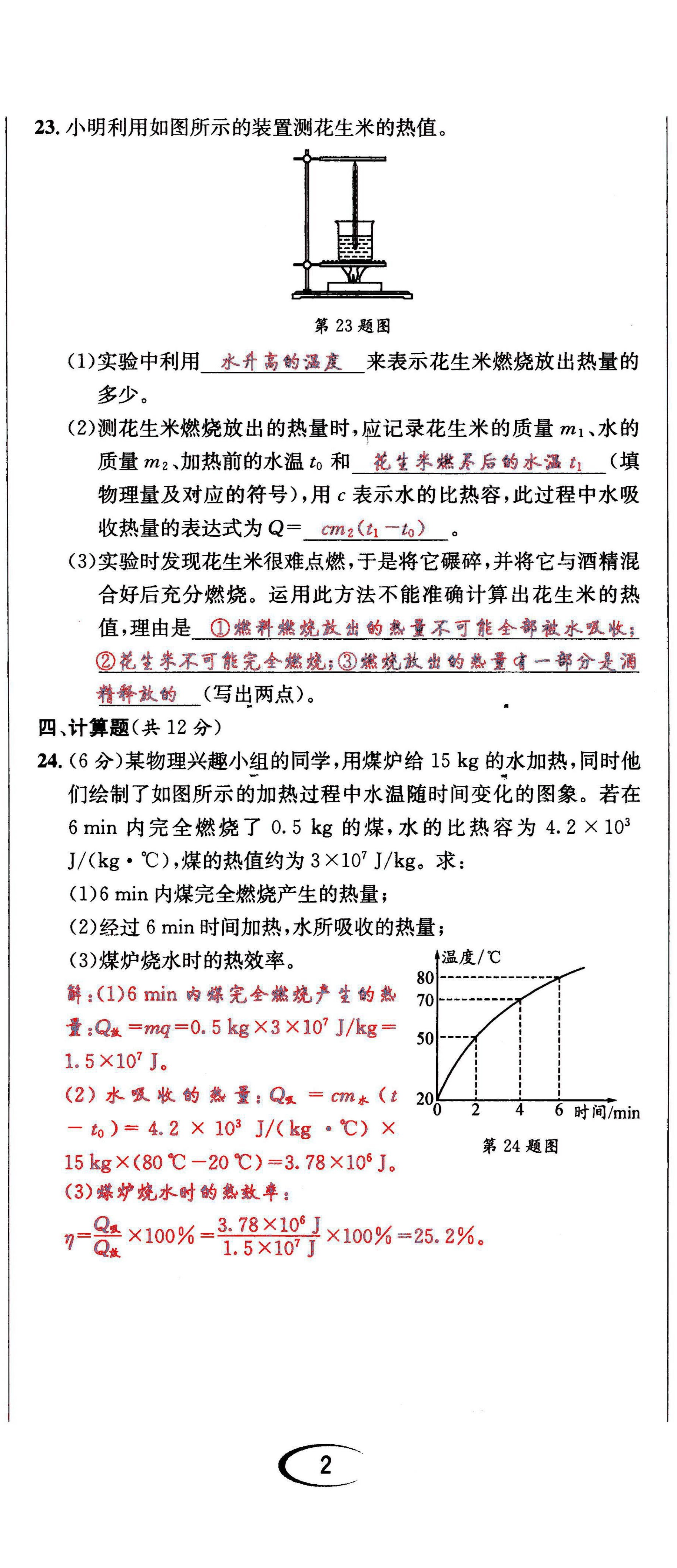 2021年蓉城学霸九年级物理全一册教科版 第5页
