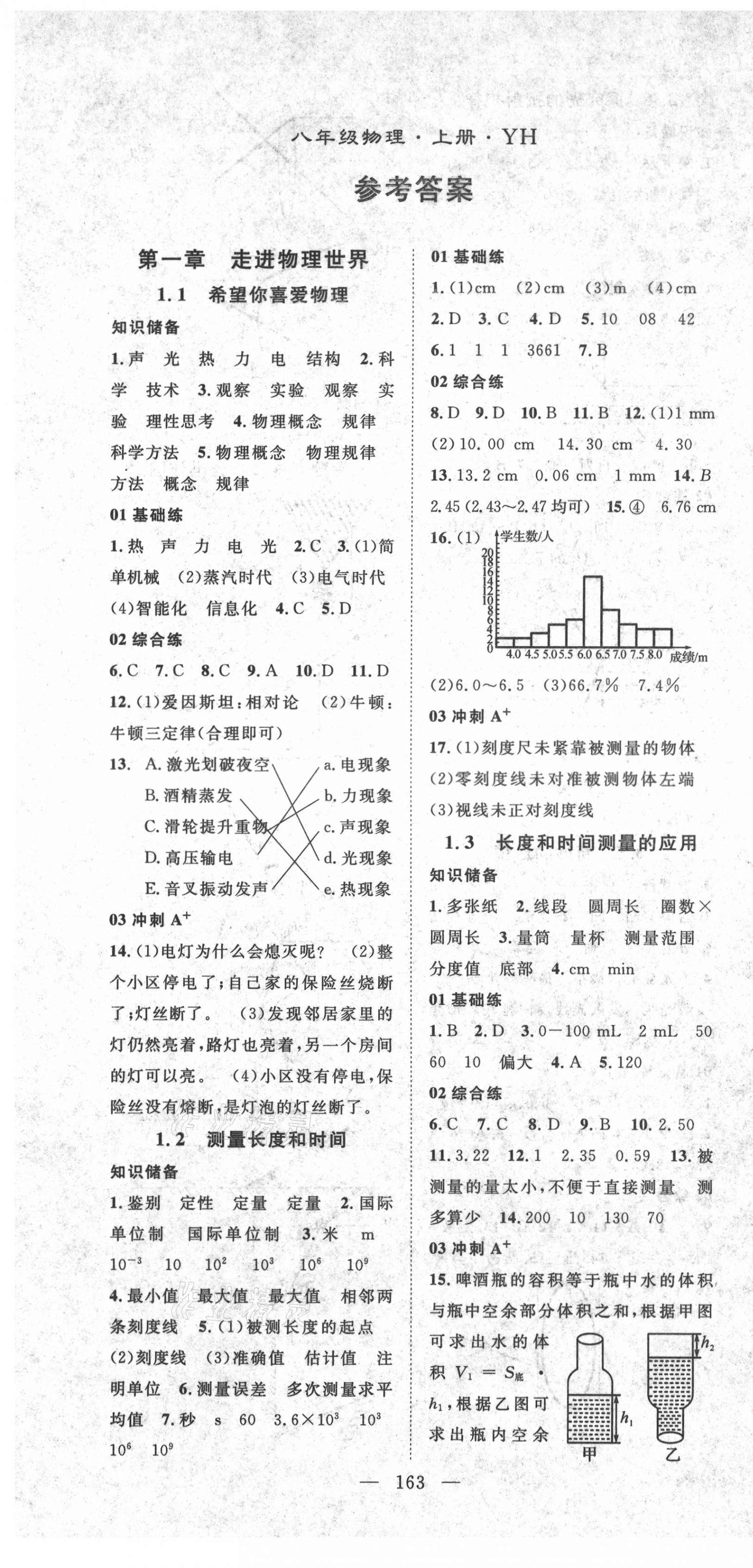 2021年名师学案八年级物理上册沪粤版 第1页