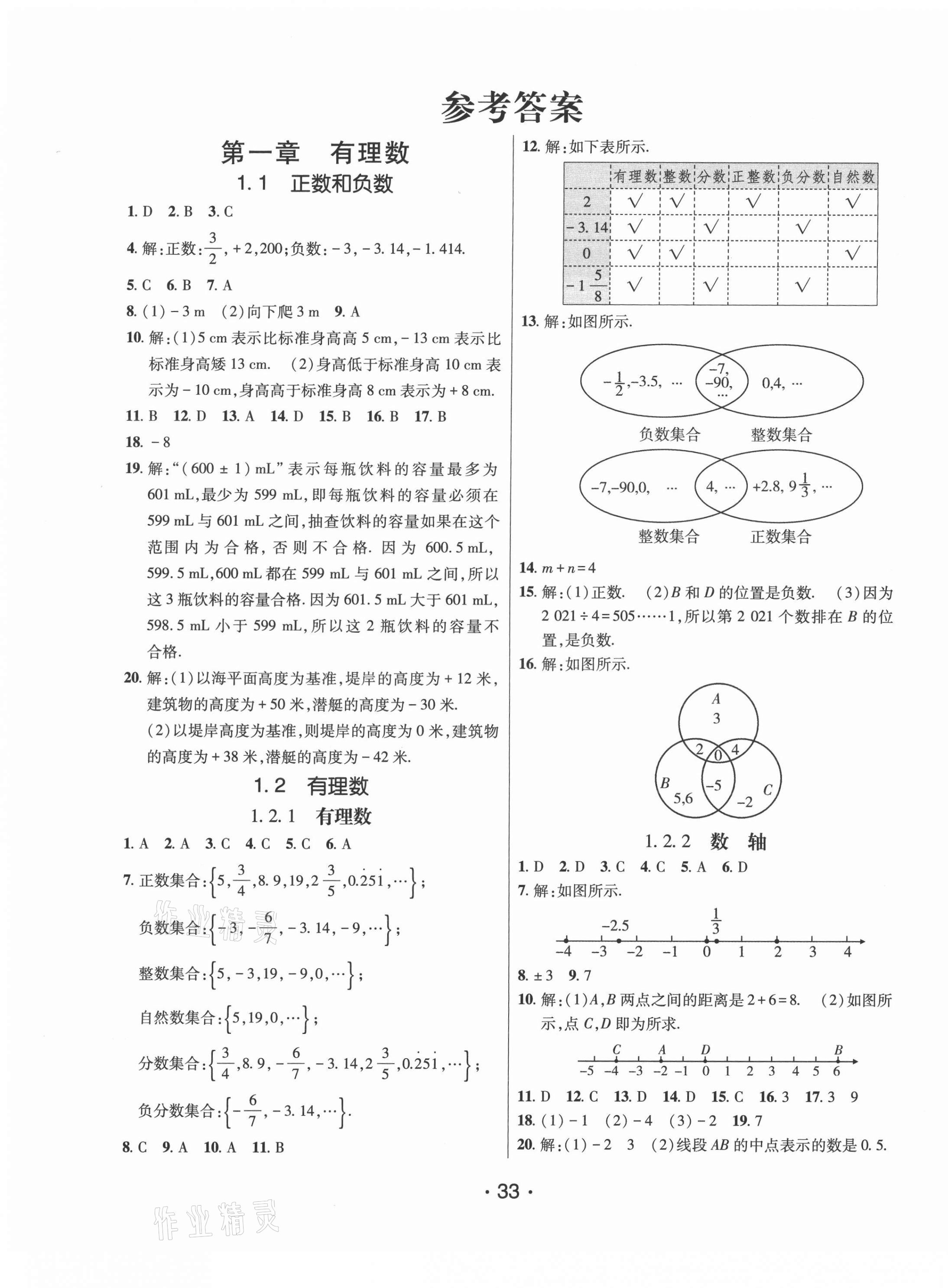 2021年同行學案學練測七年級數(shù)學上冊人教版 第5頁