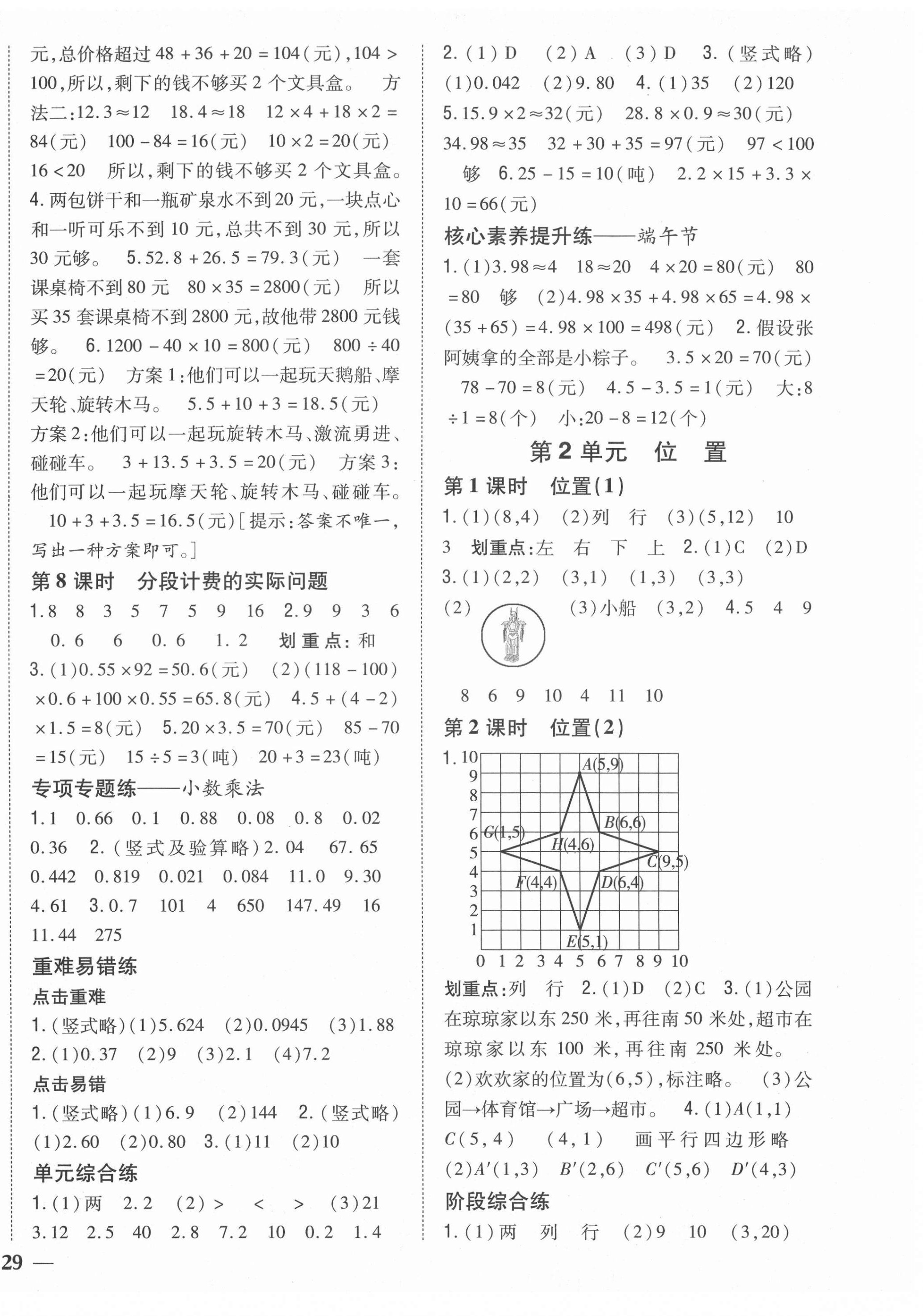 2021年全科王同步課時(shí)練習(xí)五年級(jí)數(shù)學(xué)上冊(cè)人教版福建專版 第2頁