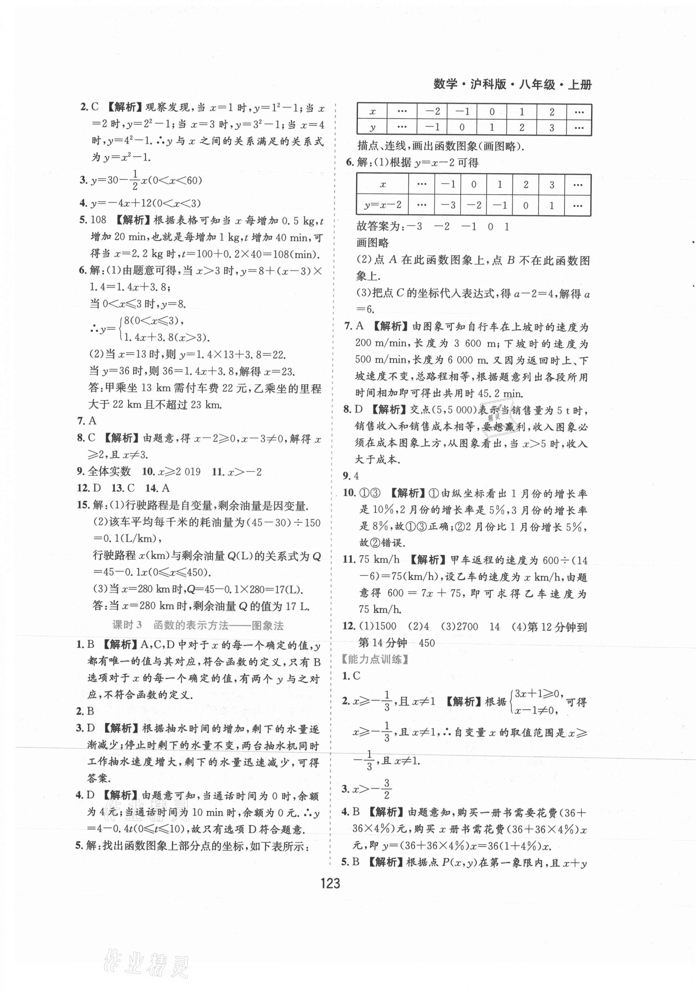 2021年新编基础训练八年级数学上册沪科版黄山书社 第5页