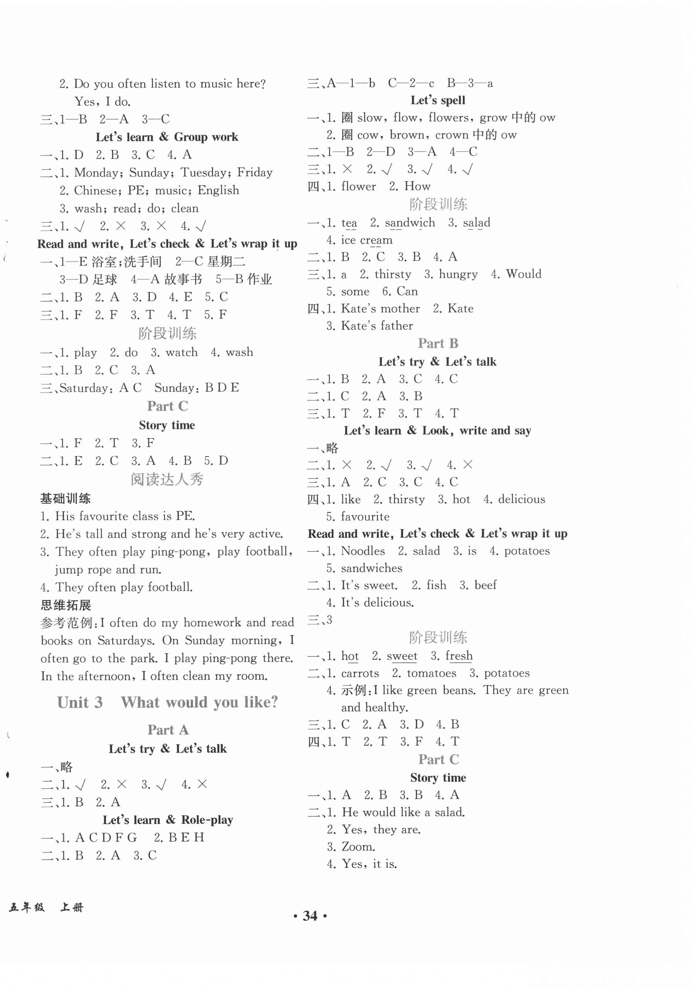 2021年勝券在握同步解析與測評五年級英語上冊人教版重慶專版 第2頁