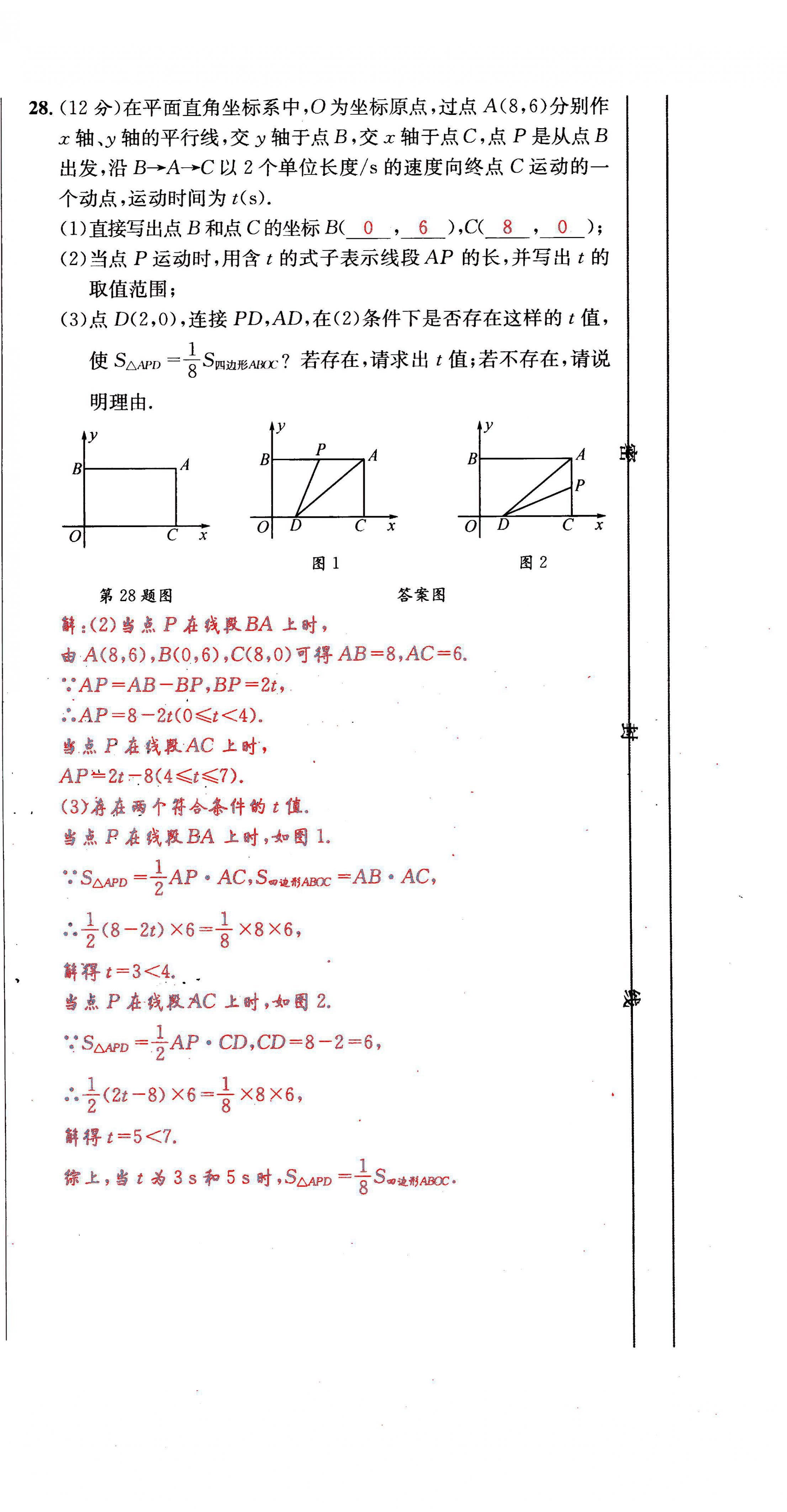 2021年蓉城学霸八年级数学上册北师大版 第24页