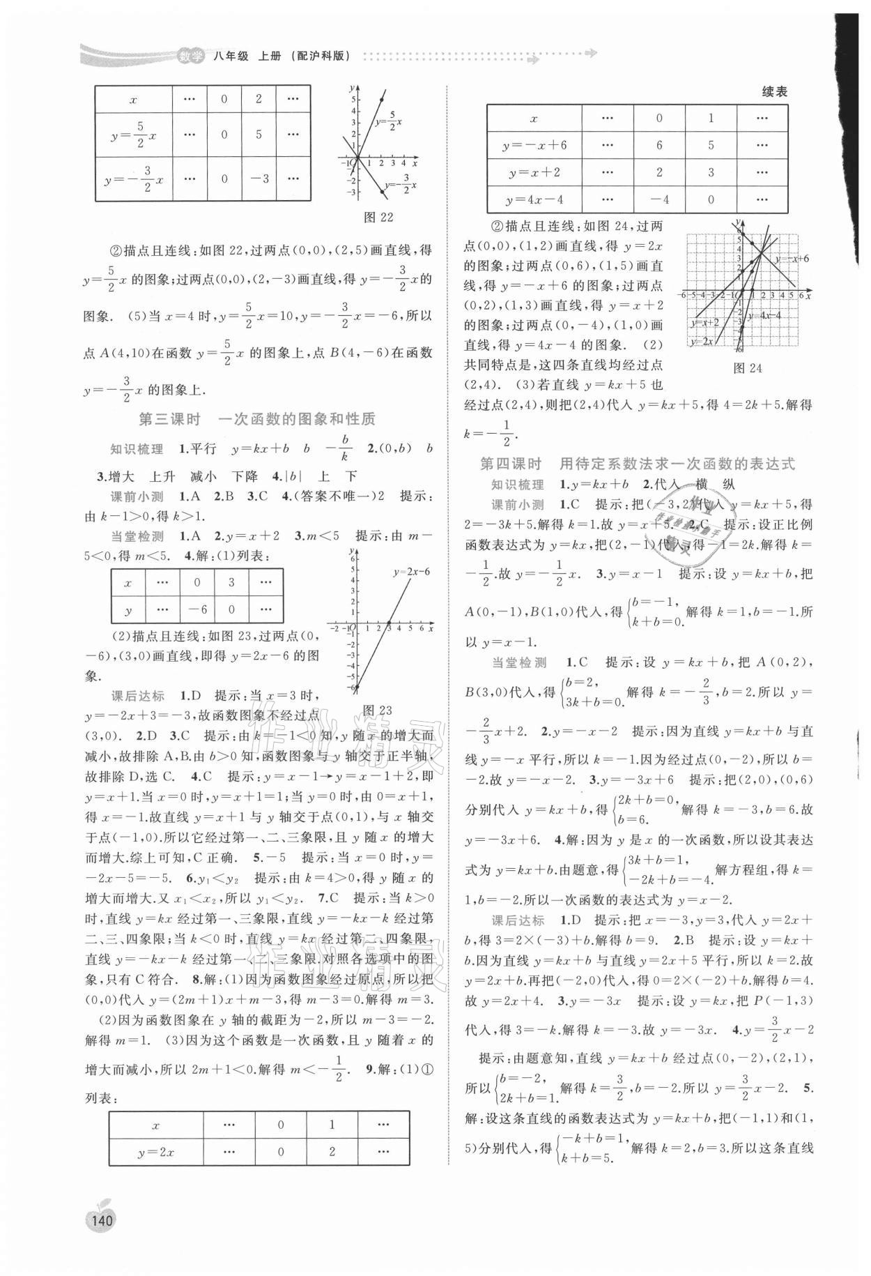 2021年新课程学习与测评同步学习八年级数学上册沪科版 参考答案第5页