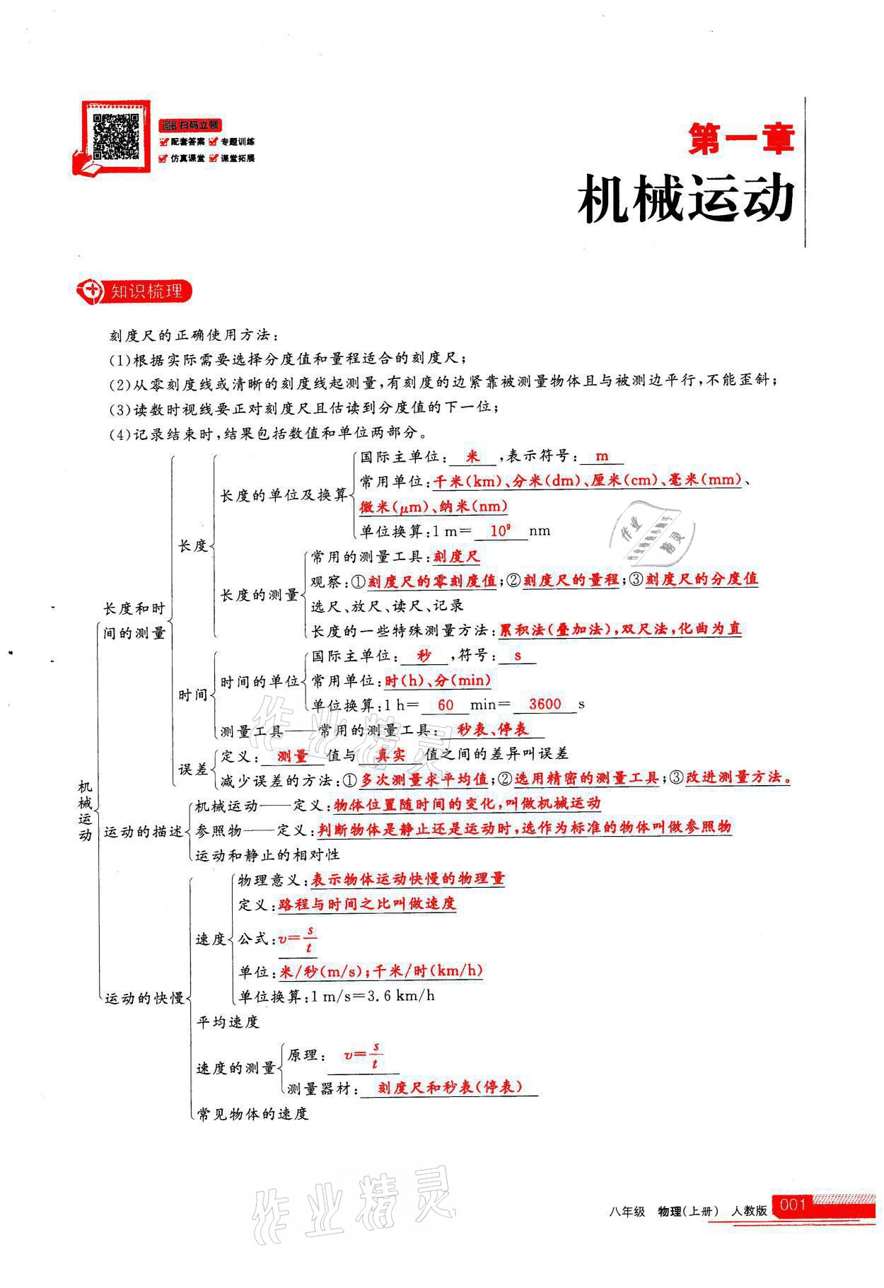 2021年學(xué)習(xí)之友八年級(jí)物理上冊(cè)人教版 參考答案第1頁(yè)