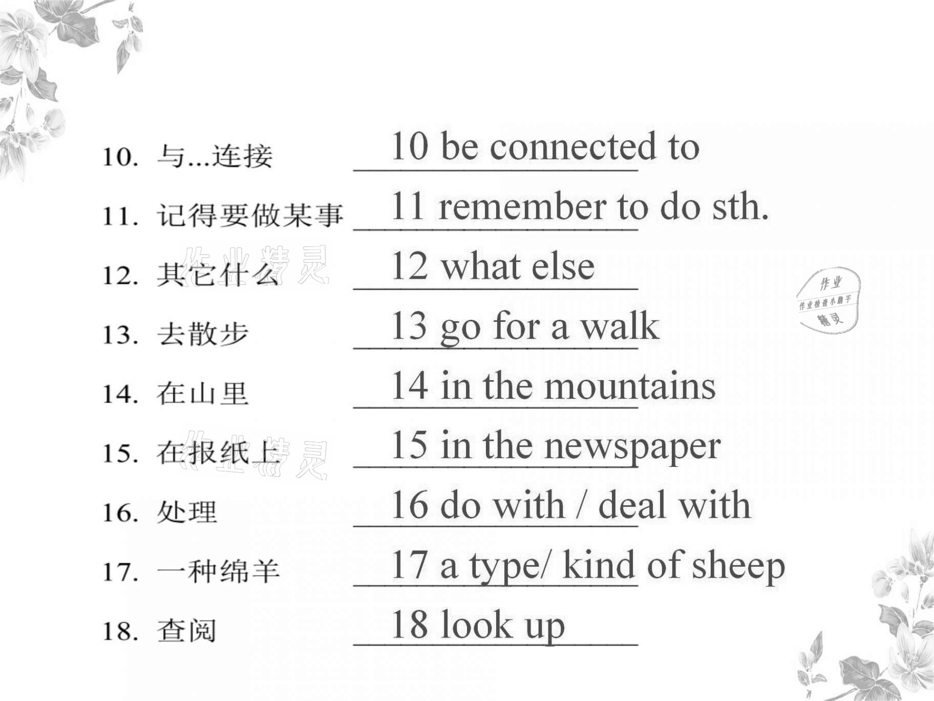 2021年基础知识同步训练10分钟八年级英语上册沪教版深圳专版 参考答案第5页