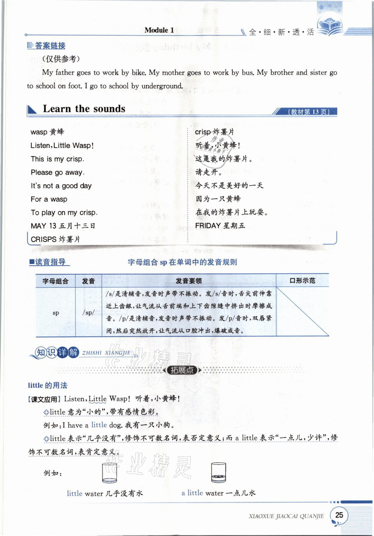 2021年教材课本五年级英语上册沪教版 参考答案第24页