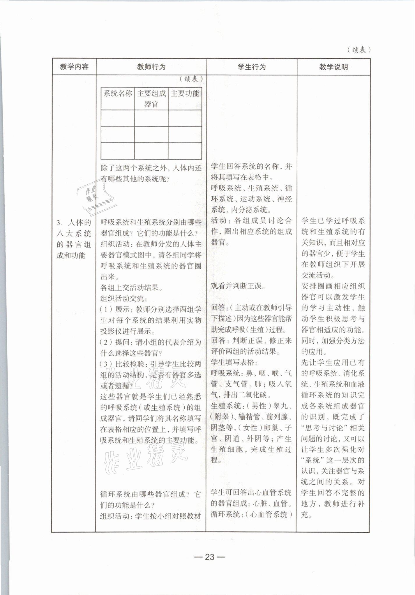 2021年教材課本生命科學(xué)初中第一冊(cè)滬教版54制 參考答案第17頁(yè)