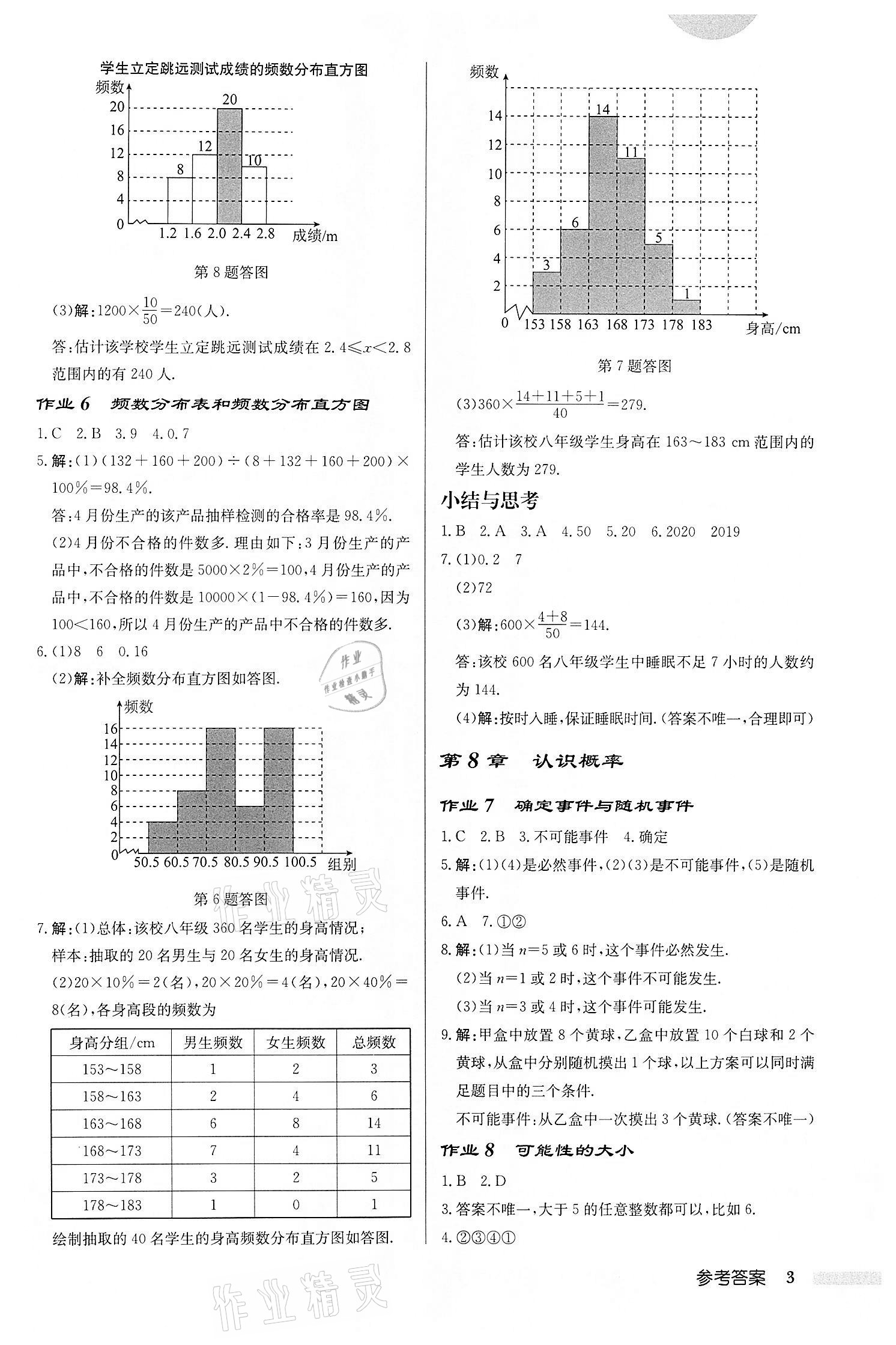 2022年启东中学作业本八年级数学下册苏科版宿迁专版 第3页