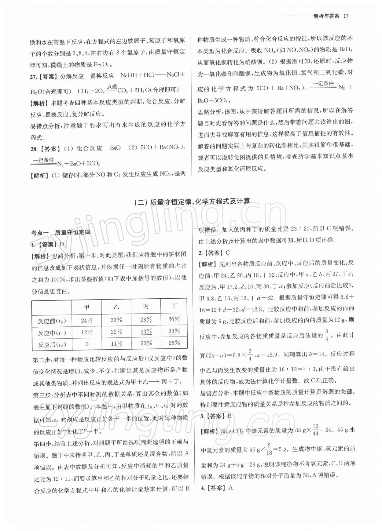 2022年南京市各区三年中考模拟卷分类详解化学 第17页