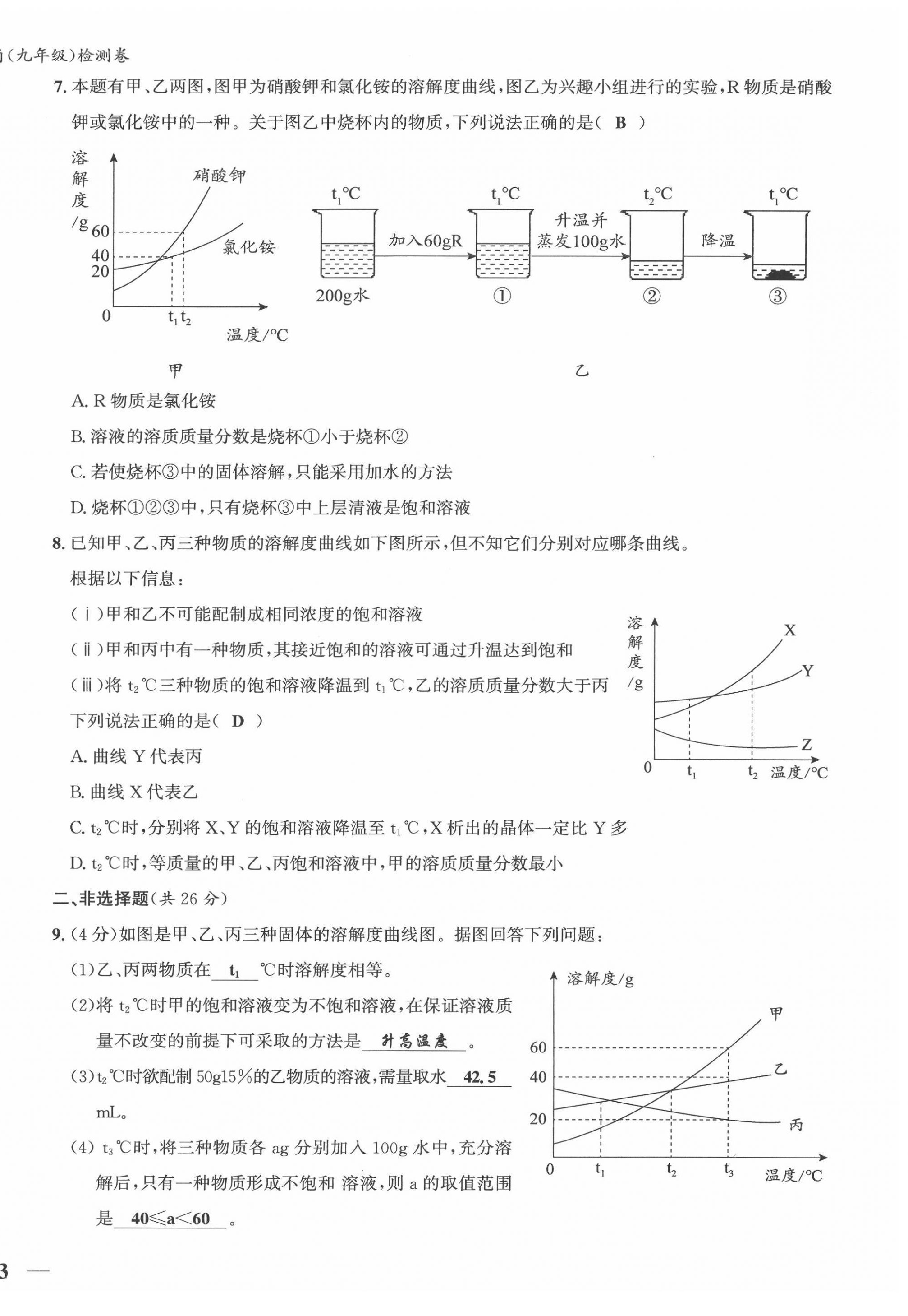 2022年新视角教辅系列丛书九年级化学下册人教版 第6页