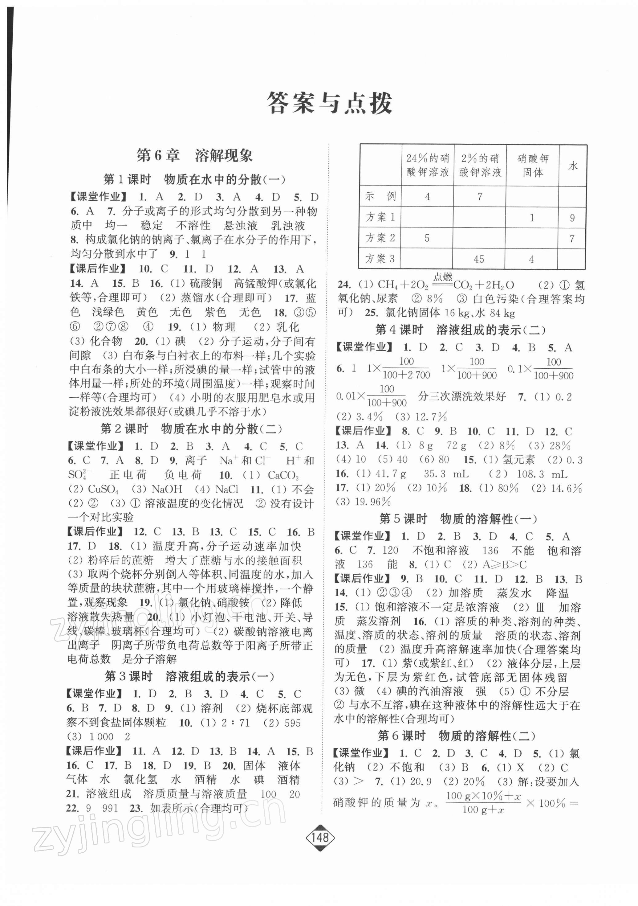2022年轻松作业本九年级化学下册沪教版 第1页