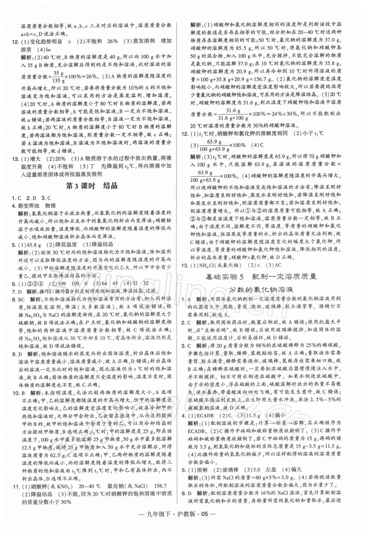 2022年學(xué)霸題中題九年級化學(xué)下冊滬教版 第5頁