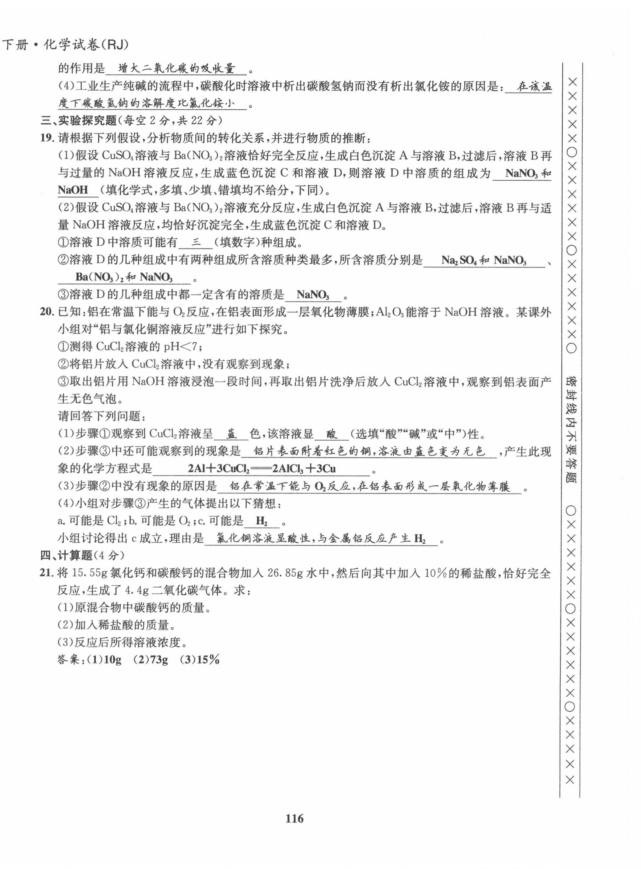 2022年指南针导学探究九年级化学下册人教版 第16页