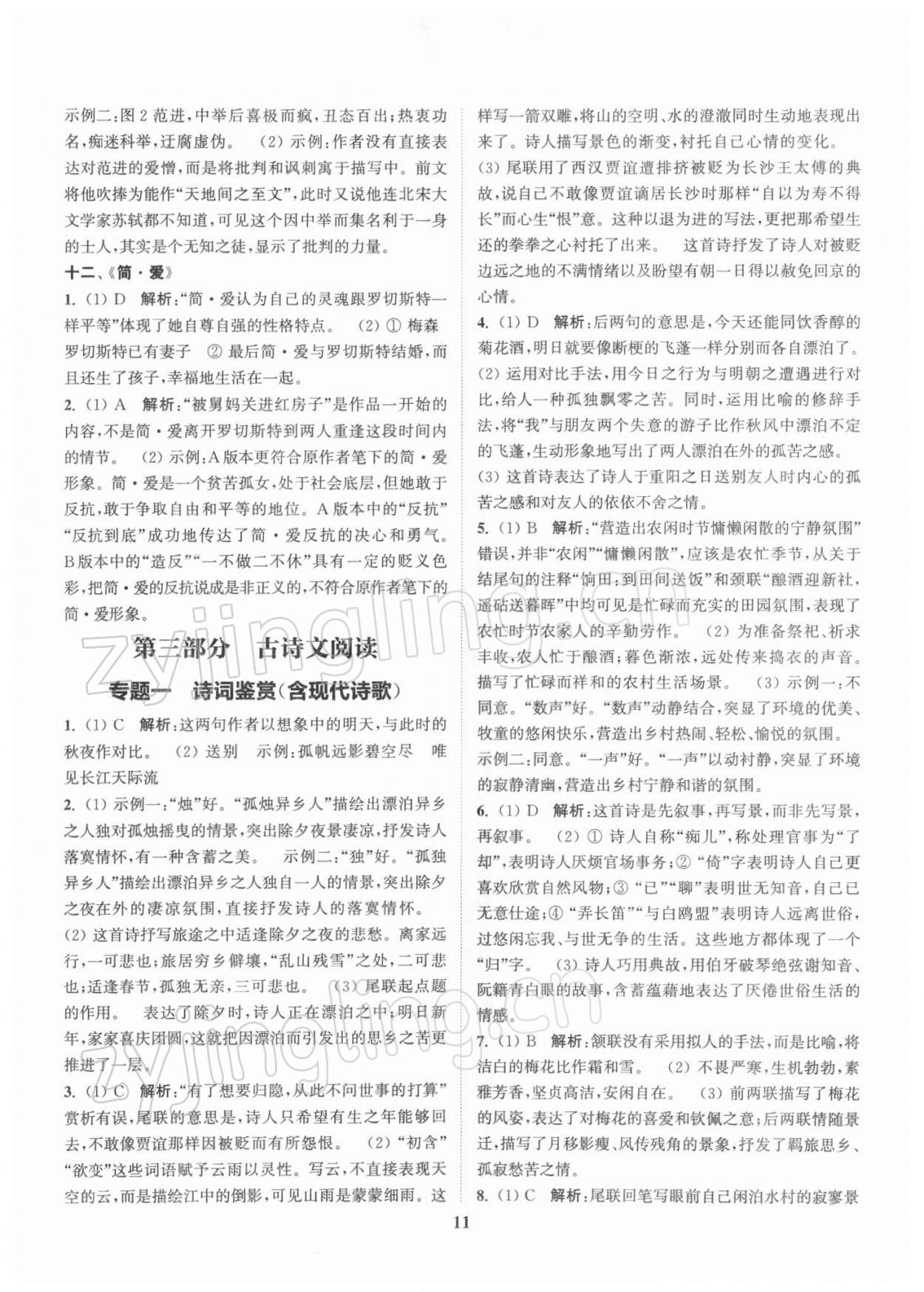 2022年通城1典中考复习方略语文苏州专用 第11页
