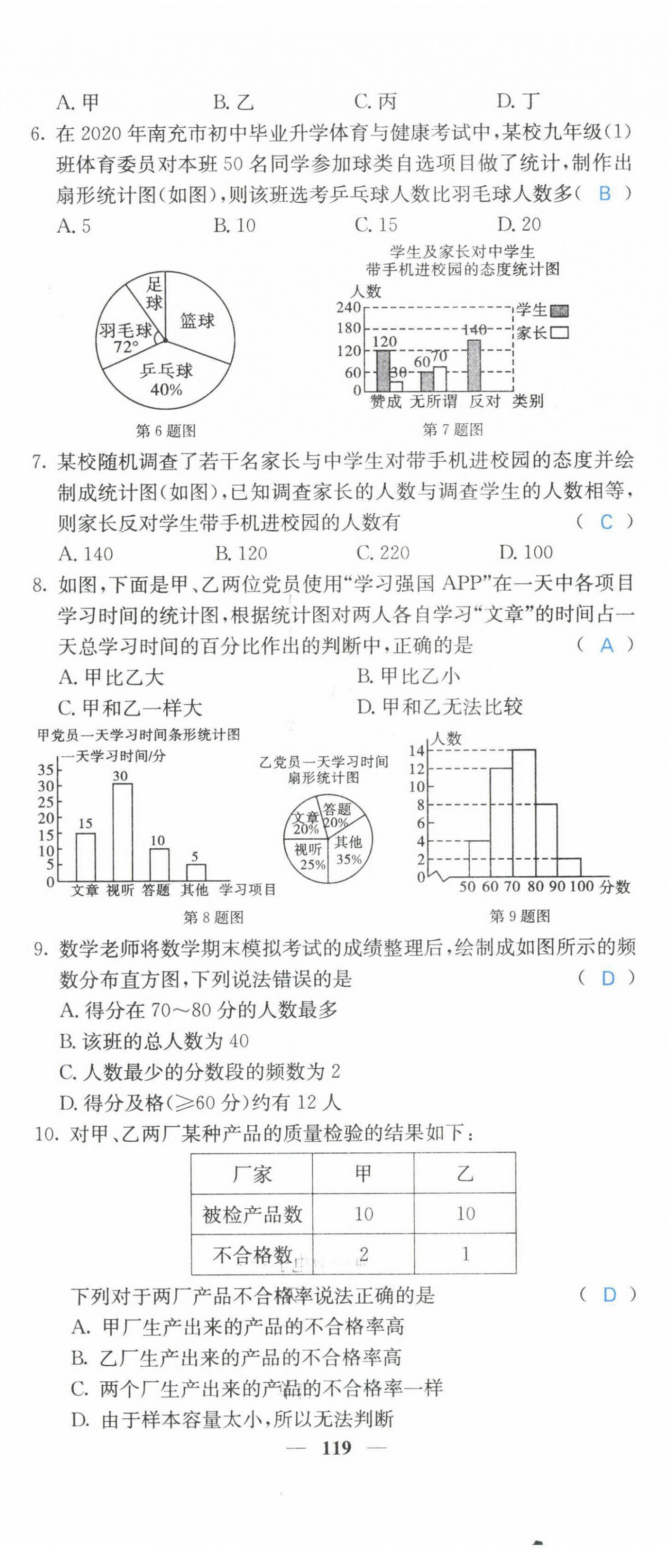 2022年課堂點(diǎn)睛九年級數(shù)學(xué)下冊華師大版 第20頁