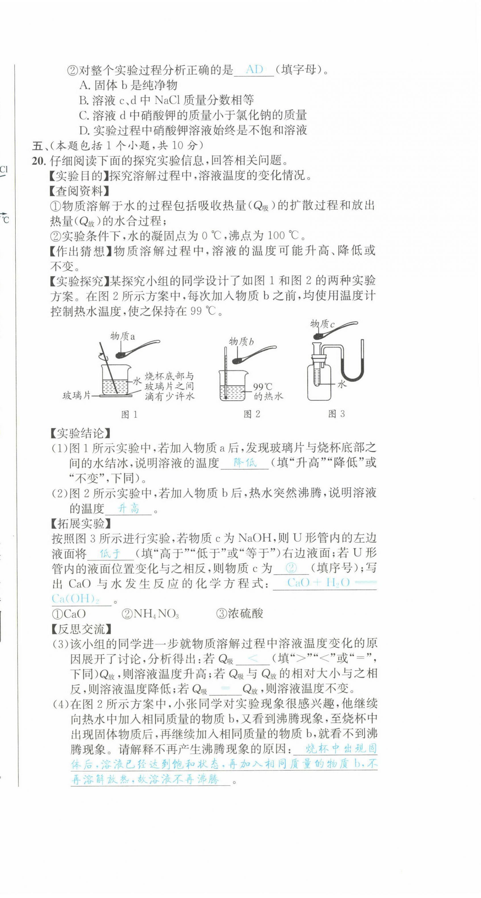 2022年蓉城学霸九年级化学下册人教版 第12页