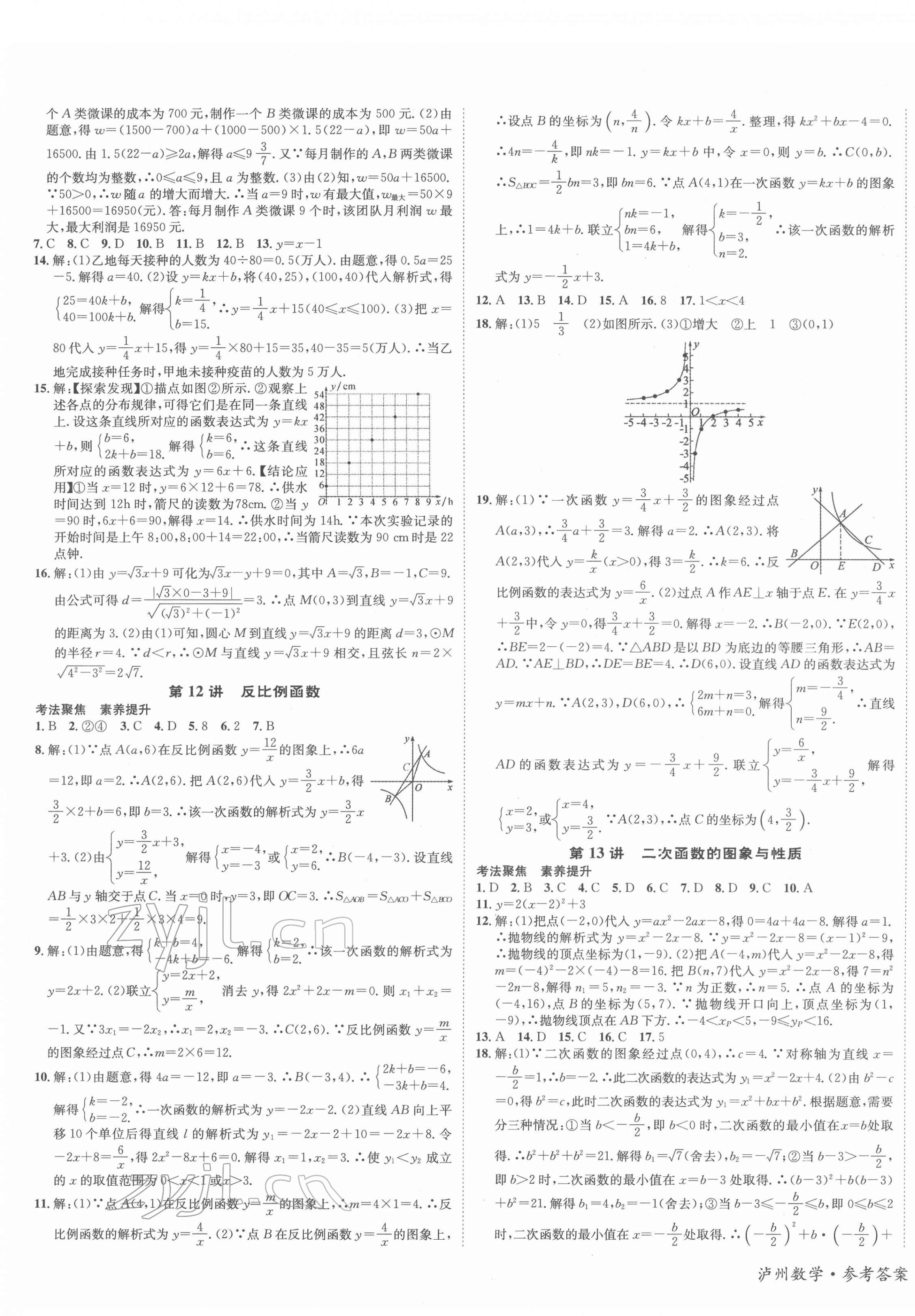 2022年中考复习总动员数学泸州专版 第3页