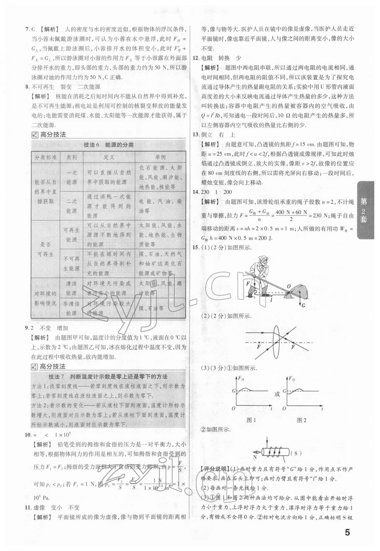 2022年金考卷广东中考45套汇编物理 第5页