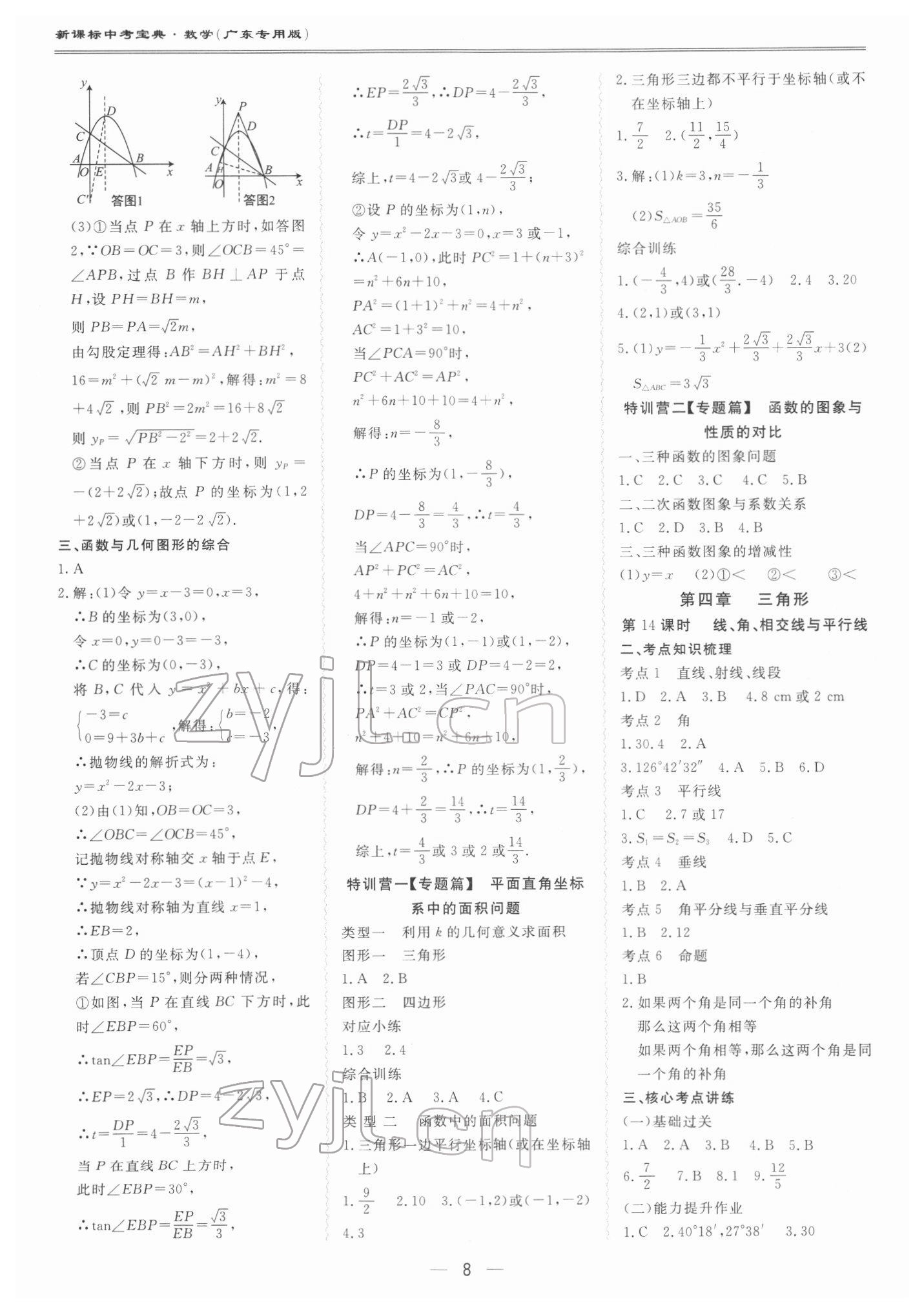 2022年新课标中考宝典数学广东专版 第8页