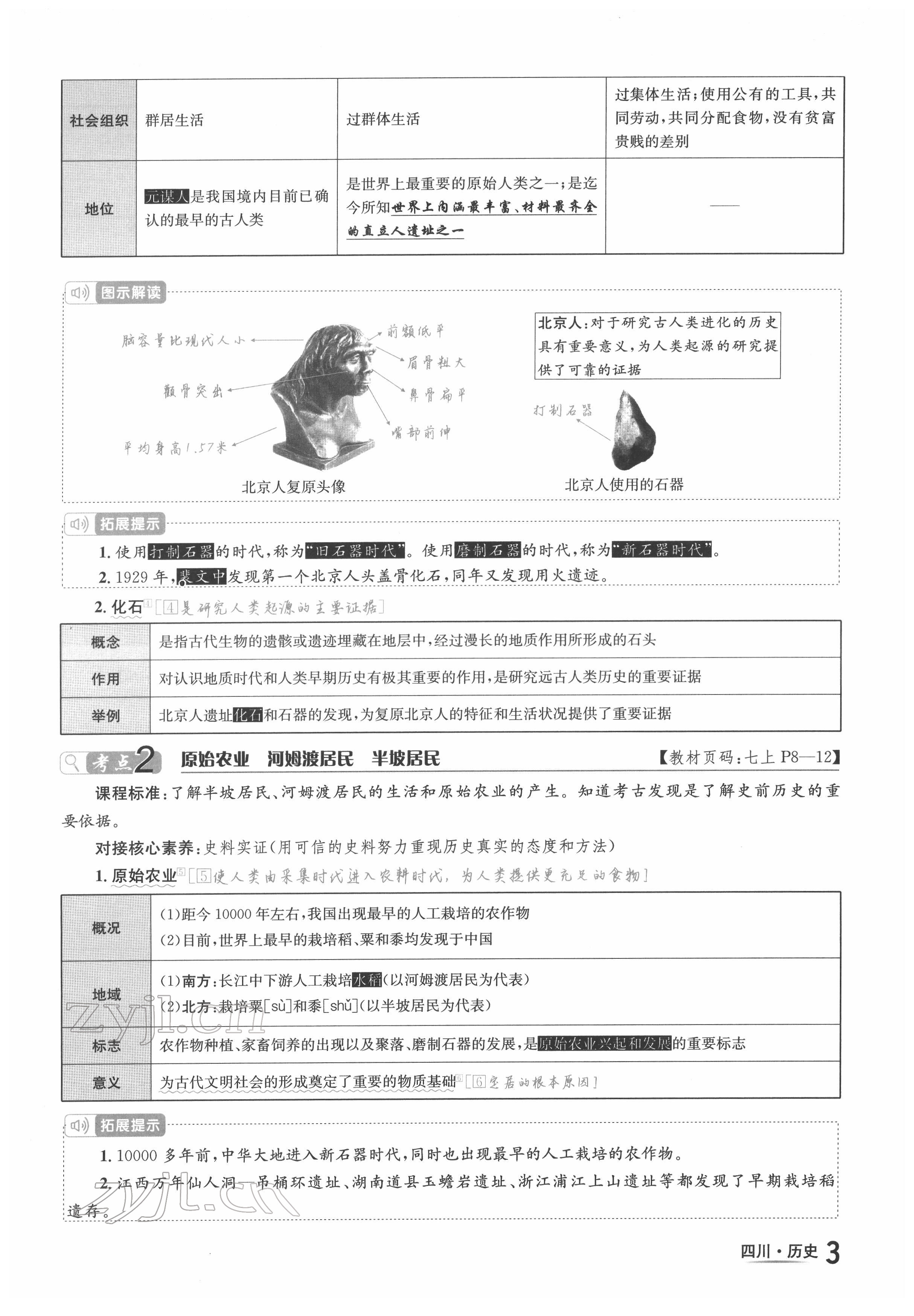 2022年中考2号历史四川专版 参考答案第3页