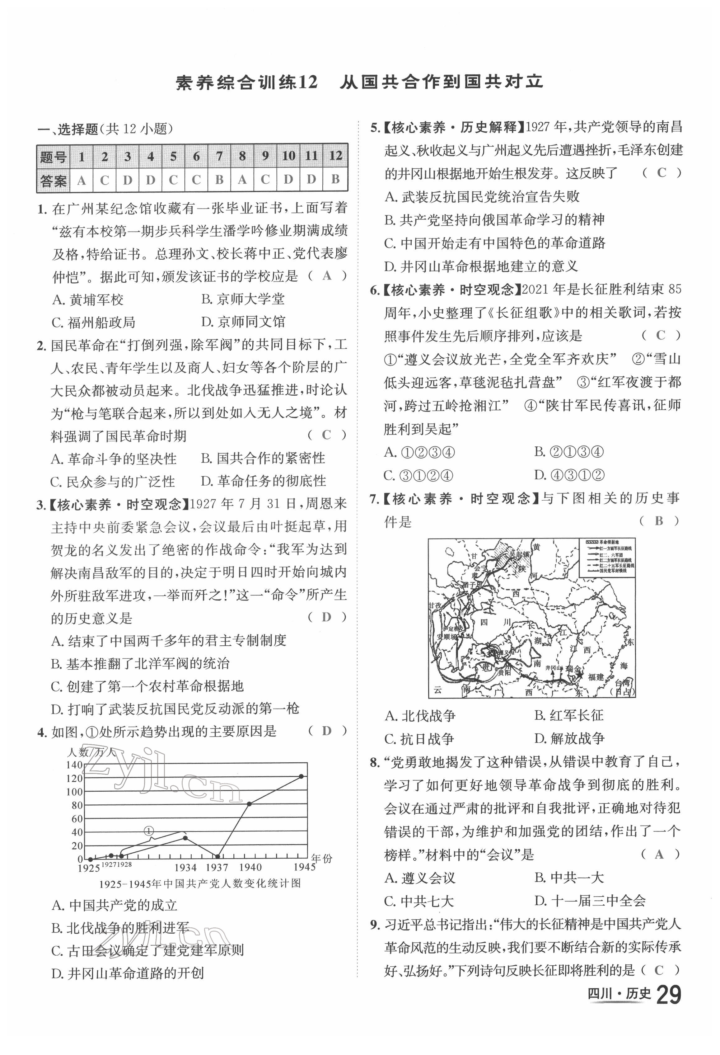 2022年中考2号历史四川专版 第29页