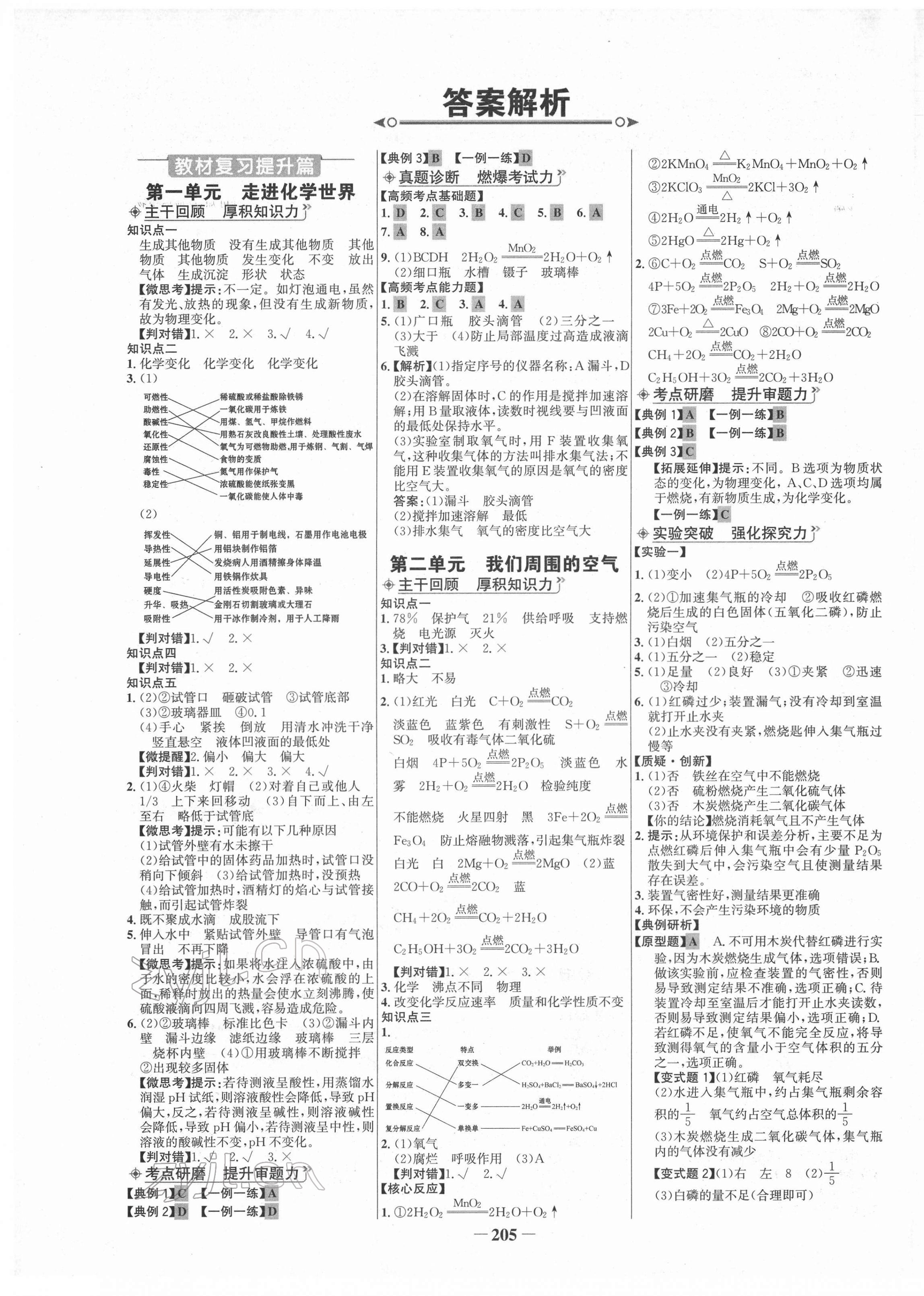 2022年世紀(jì)金榜初中全程復(fù)習(xí)方略化學(xué)人教版青海專版 第1頁(yè)