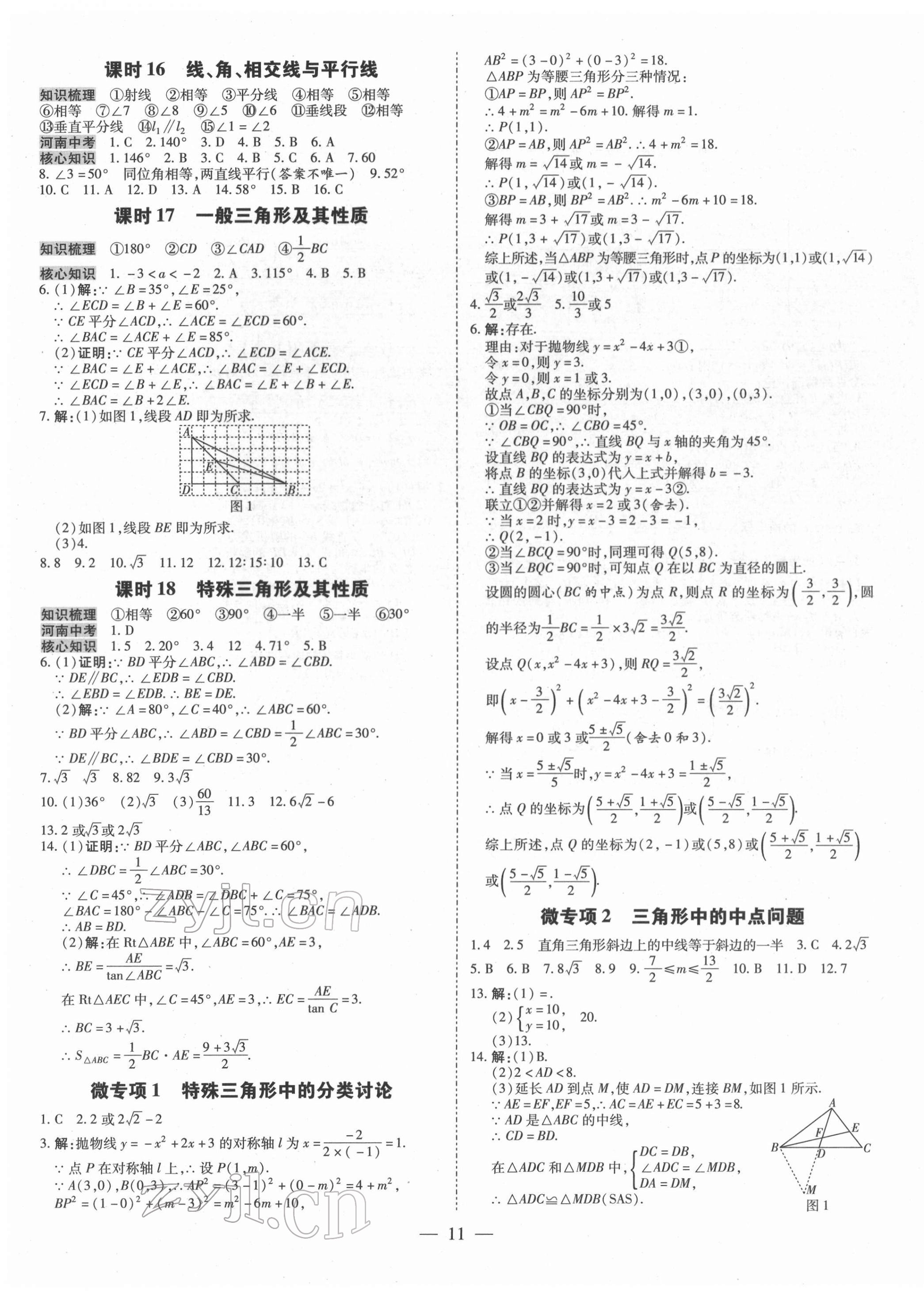 2022年领跑中考数学河南专版 第11页