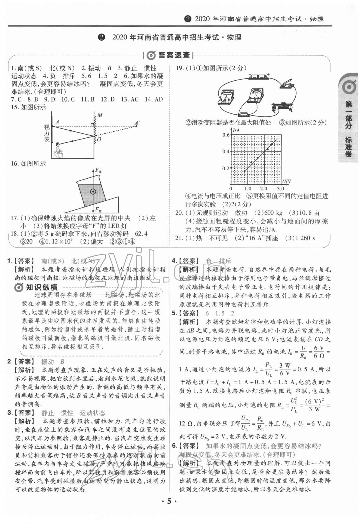 2022年鼎城中考模擬試卷精編物理河南專版 第5頁