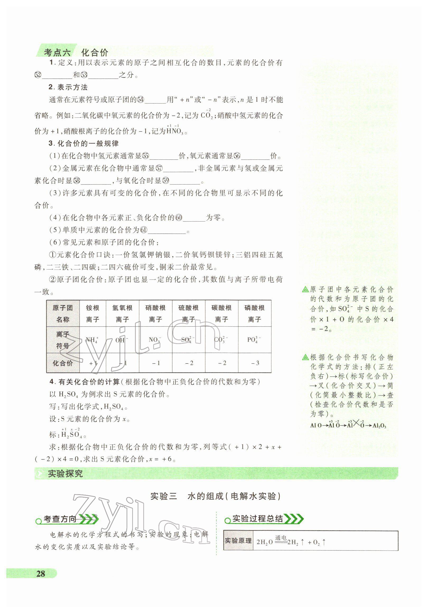 2022年国华教育中考夺冠化学河南专版 第28页