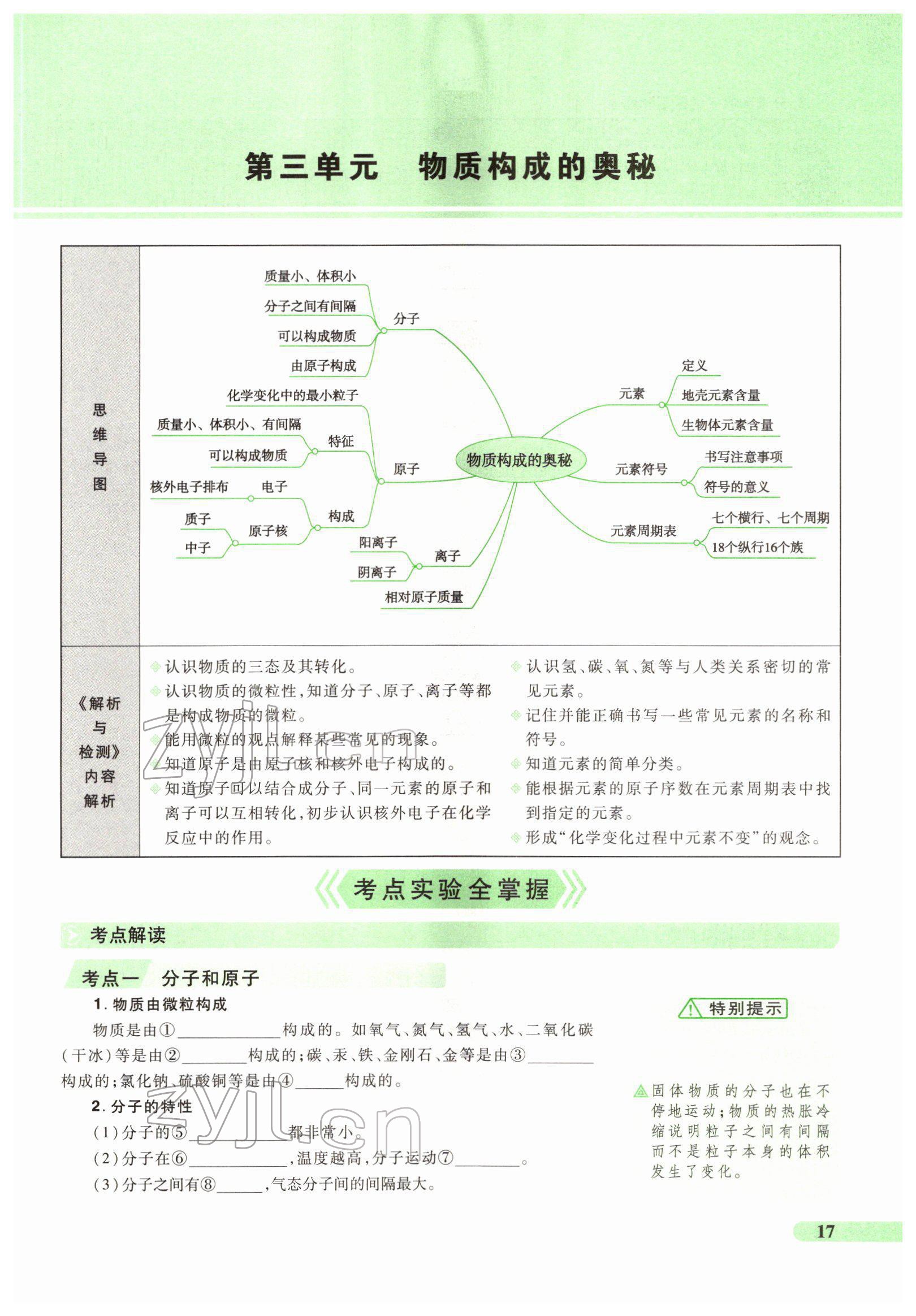 2022年国华教育中考夺冠化学河南专版 第17页