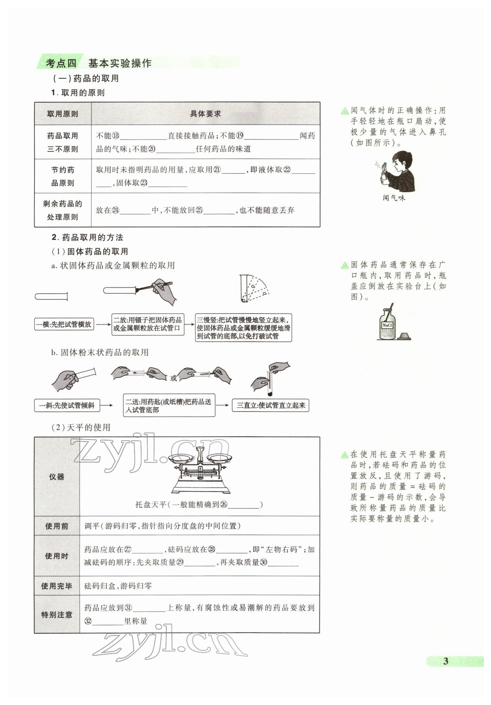 2022年国华教育中考夺冠化学河南专版 第3页