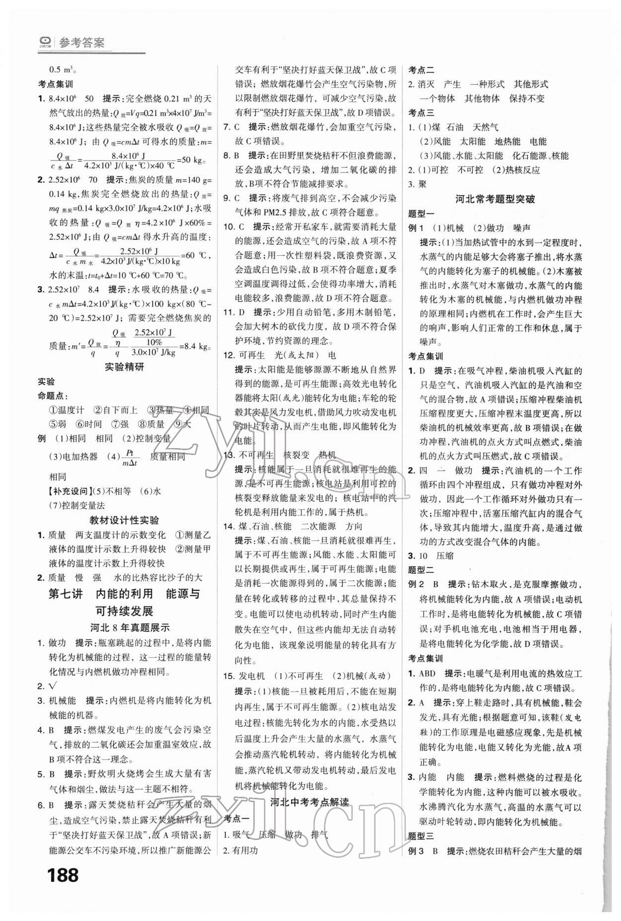 2022年全優(yōu)中考系統(tǒng)總復(fù)習(xí)物理河北專(zhuān)用 第8頁(yè)