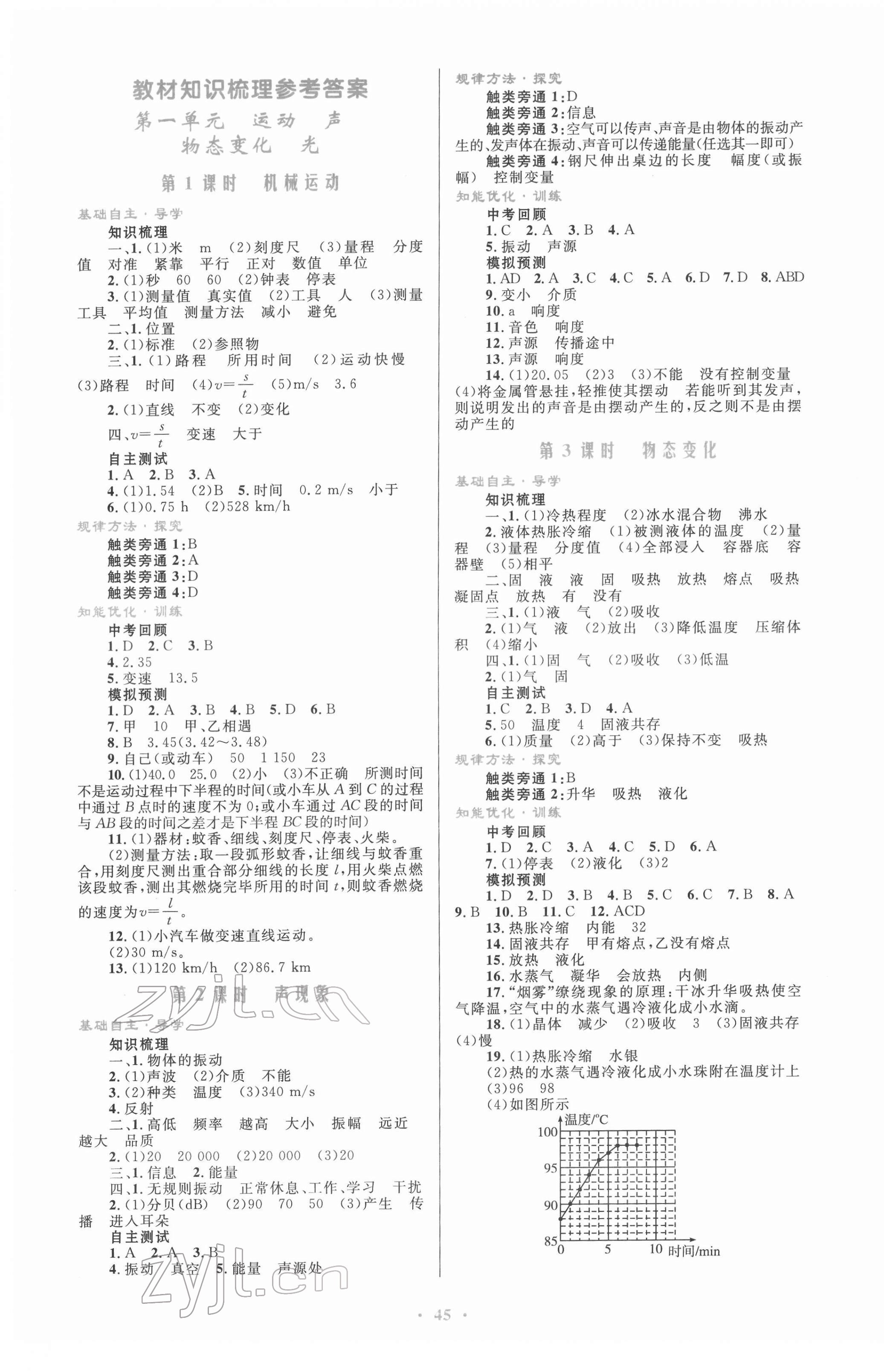 2022年初中總復(fù)習(xí)優(yōu)化設(shè)計(jì)物理人教版 第1頁