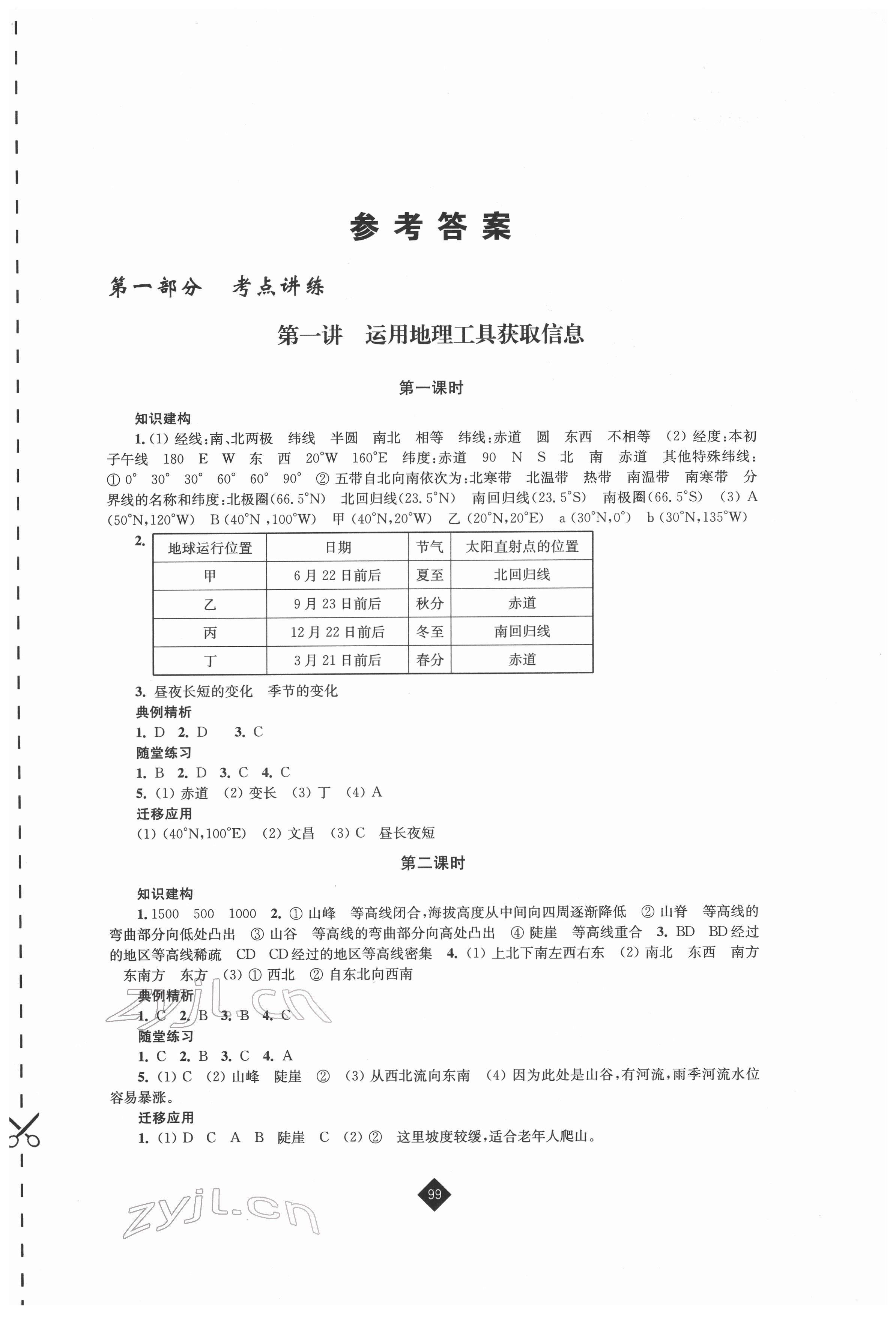 2022年中考復(fù)習(xí)指南地理 第1頁